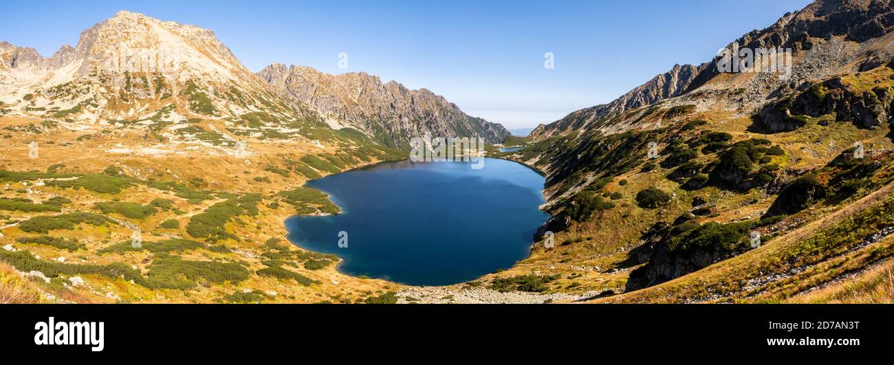 High resolution panorama of Five Polish Ponds Valley (Dolina Pieciu