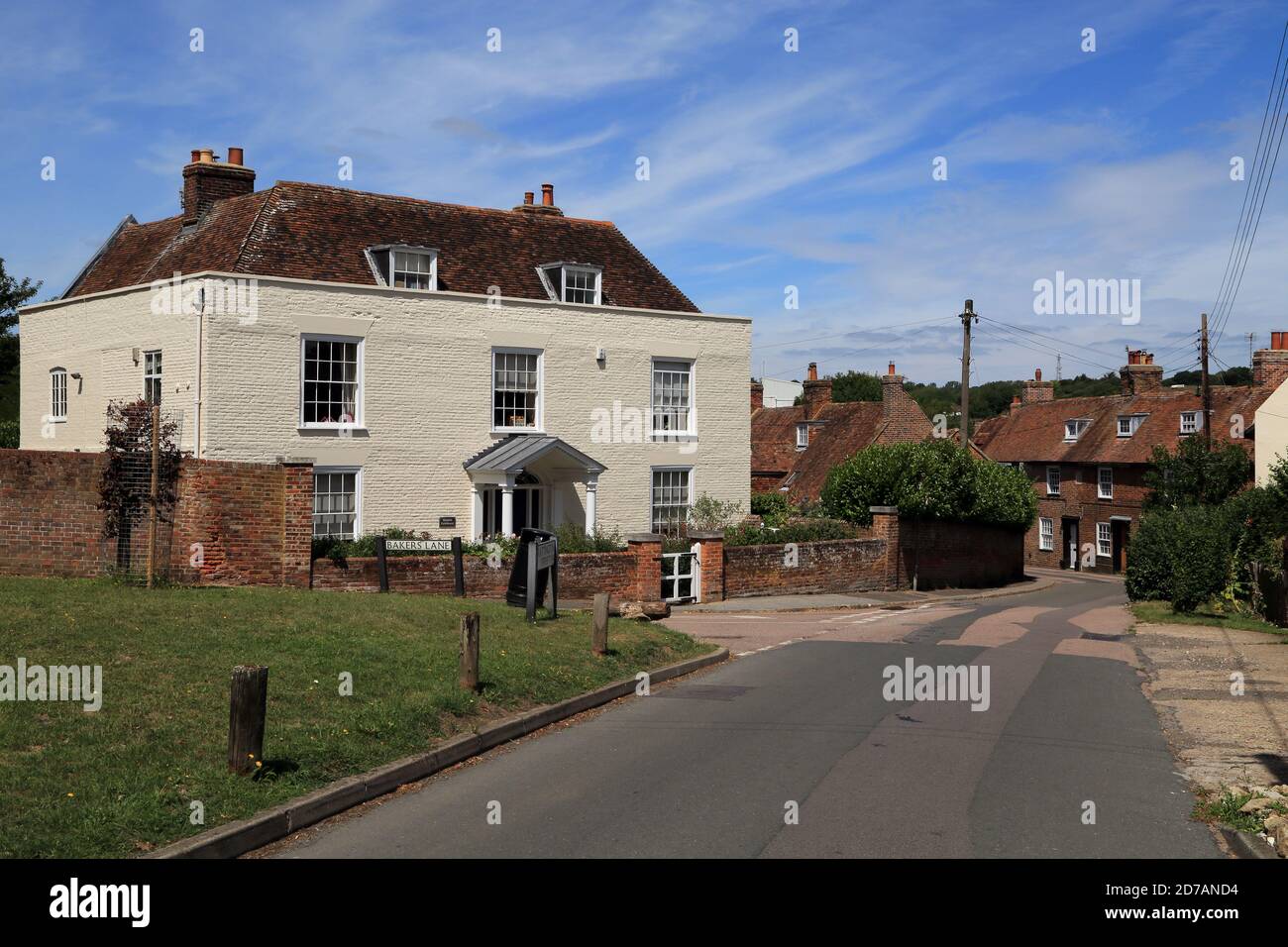 18th century house Rentain Farmhouse in Rattington Street, Chartham