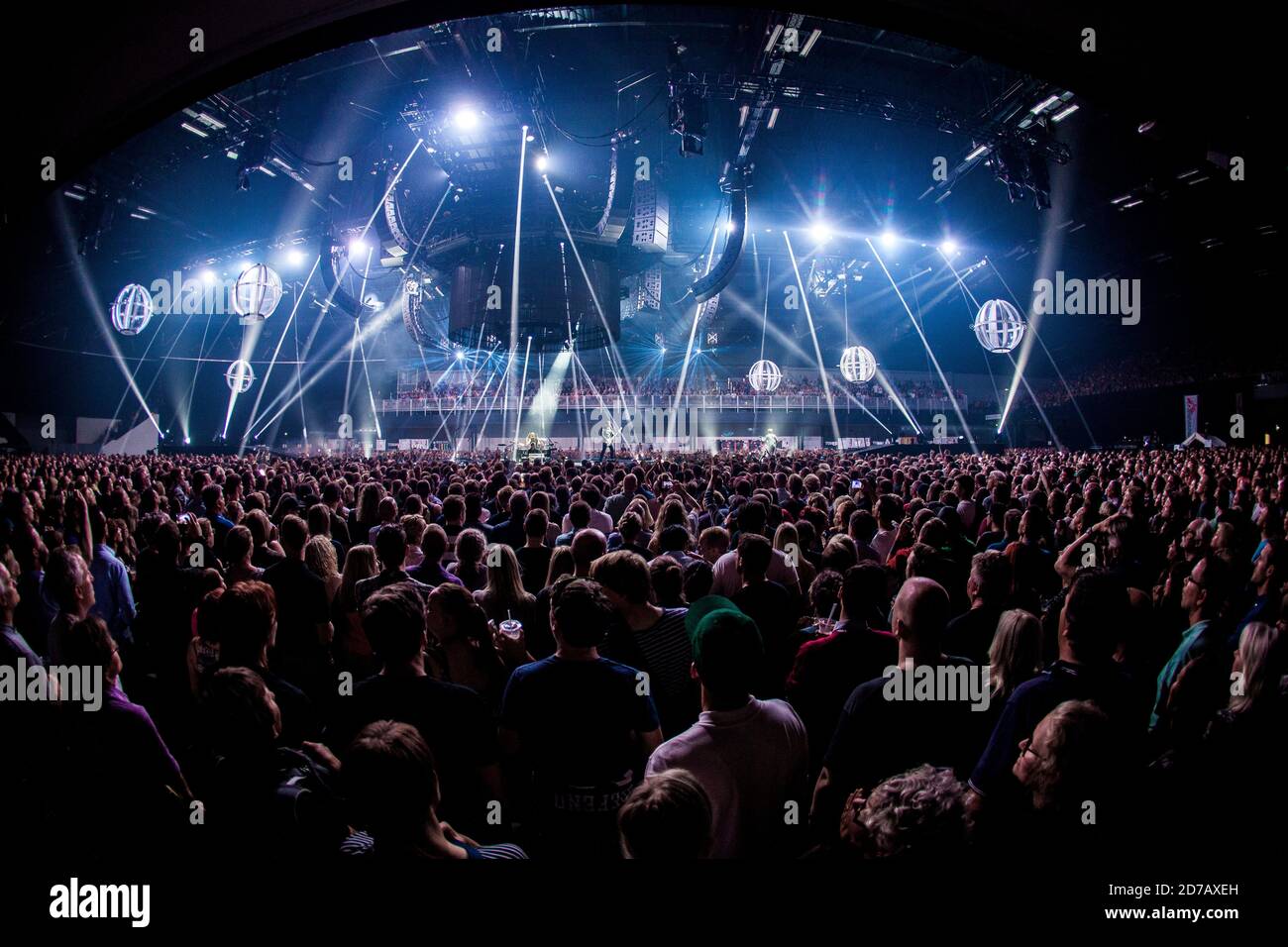 Copenhagen, Denmark. 8th, June 2016. The English rock band Muse performs a  live concert at Forum at Frederiksberg, Copenhagen. (Photo credit: Gonzales  Photo - Lasse Lagoni Stock Photo - Alamy