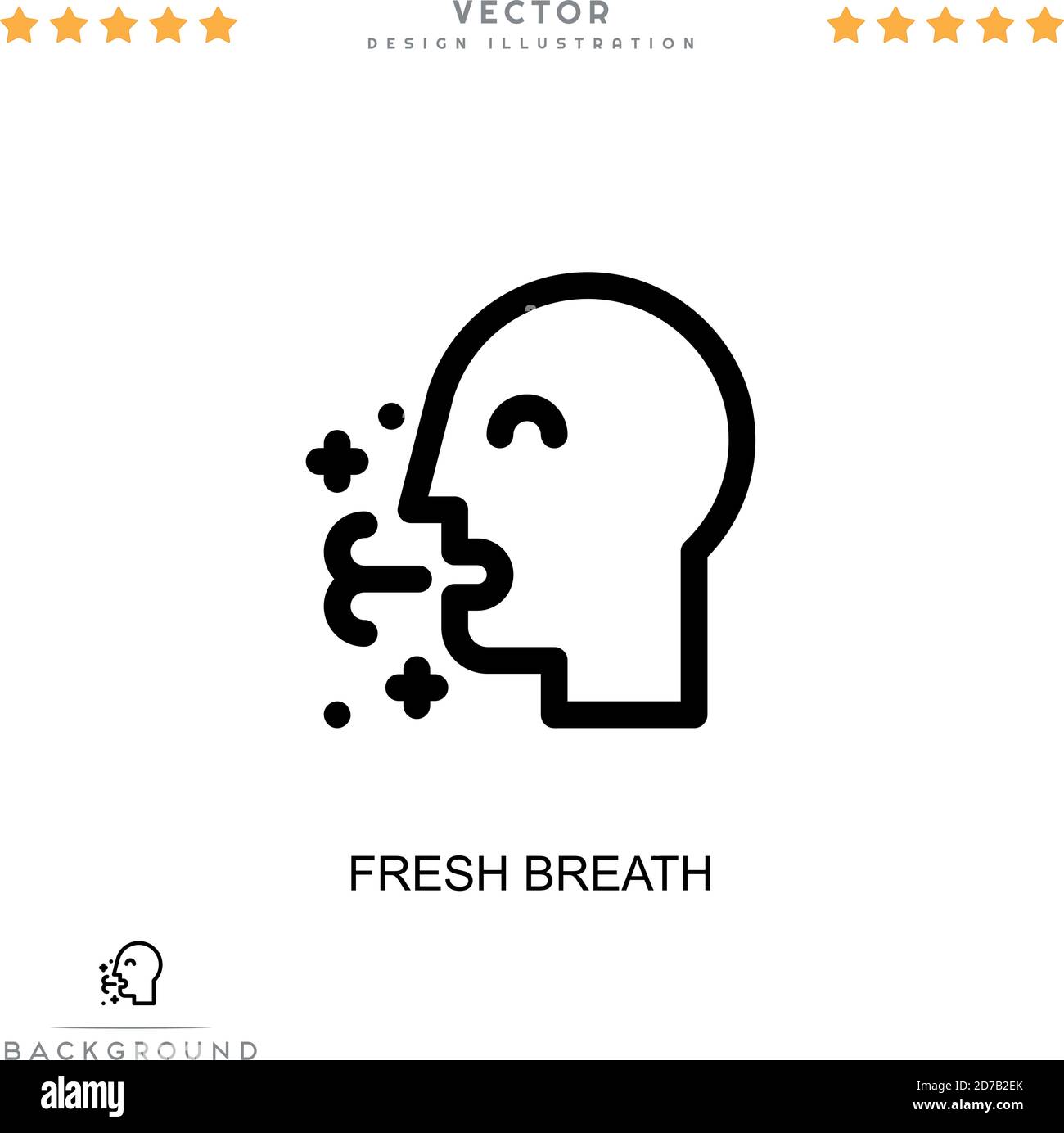 Fresh breath icon. Simple element from digital disruption collection ...