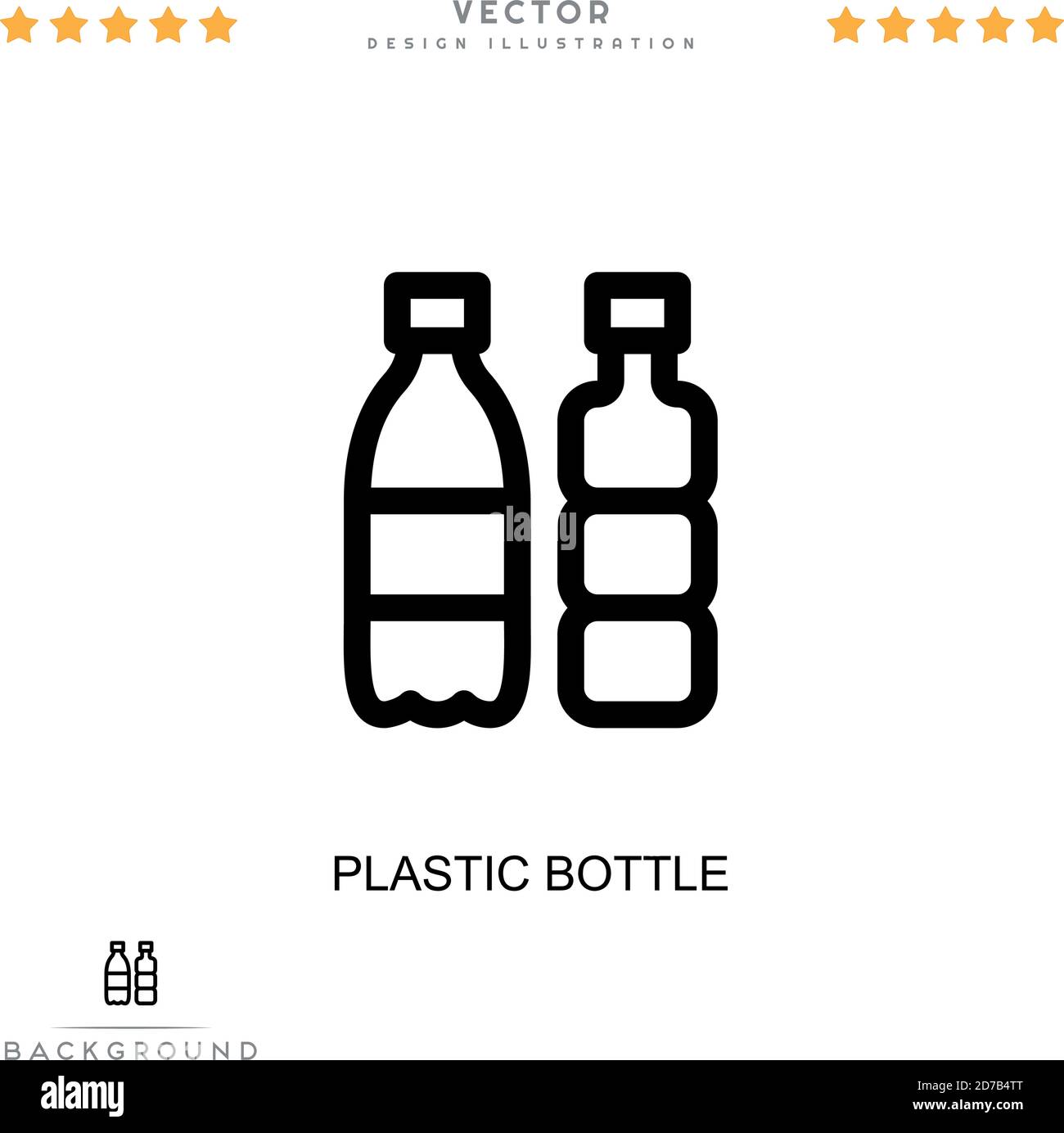 Plastic bottle icon. Simple element from digital disruption collection ...