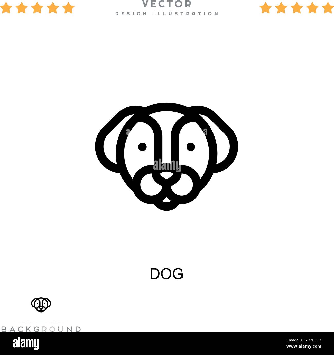 Dog icon. Simple element from digital disruption collection. Line Dog ...