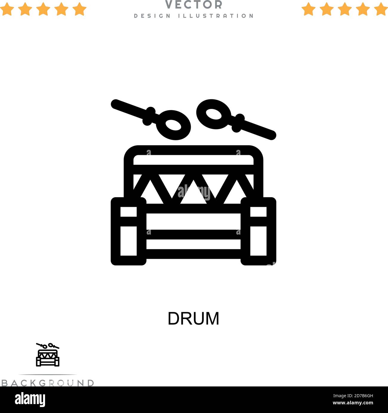 Drum icon. Simple element from digital disruption collection. Line Drum