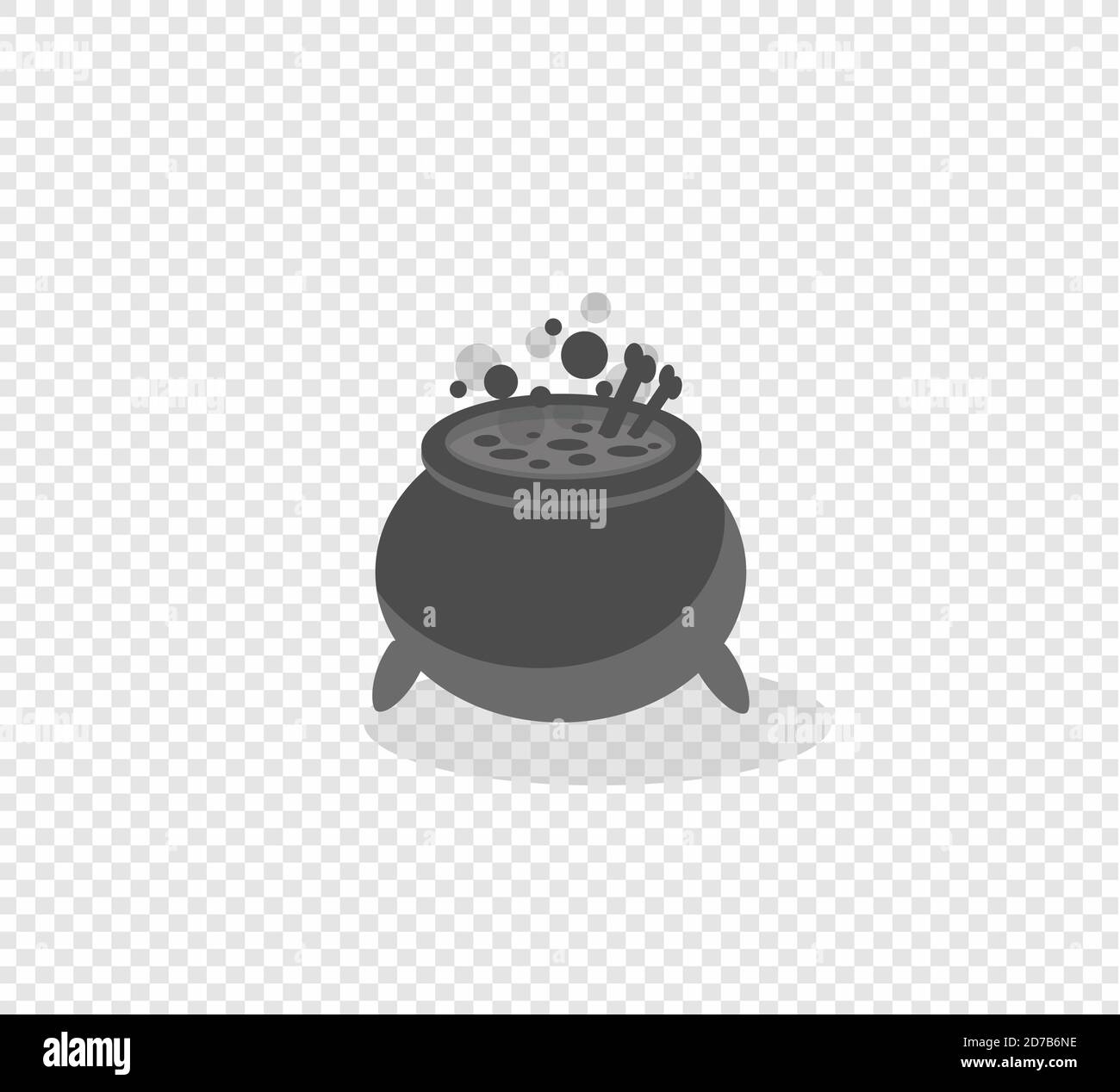 Witch potion halloween. Witch's magic. Magic potion for Halloween. Stock Vector