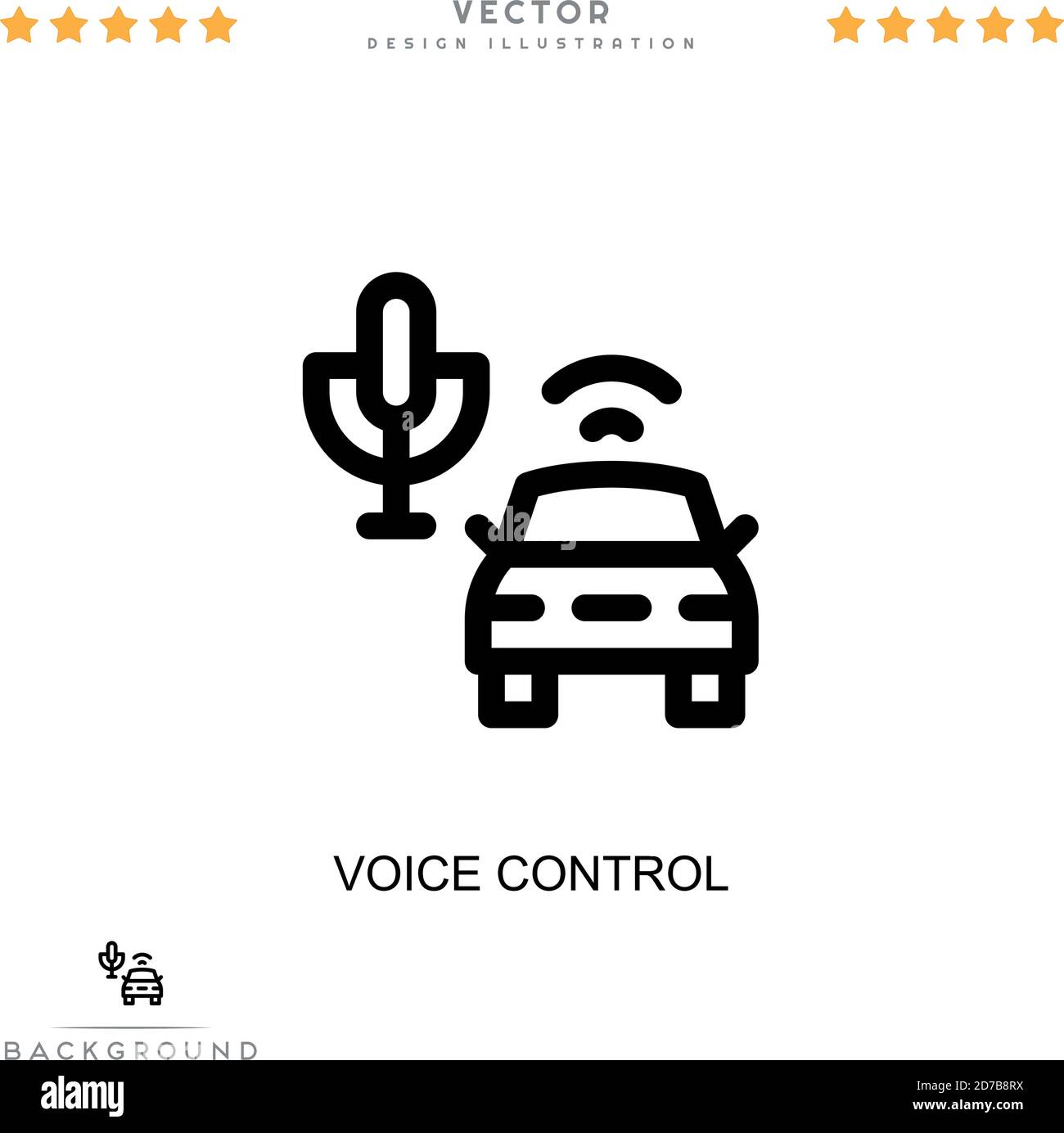 Voice control icon. Simple element from digital disruption collection ...