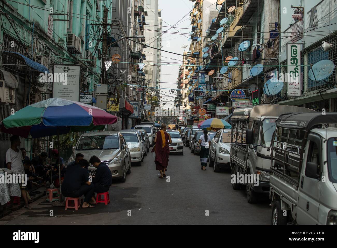 Yangon monk apartment hires stock photography and images Alamy