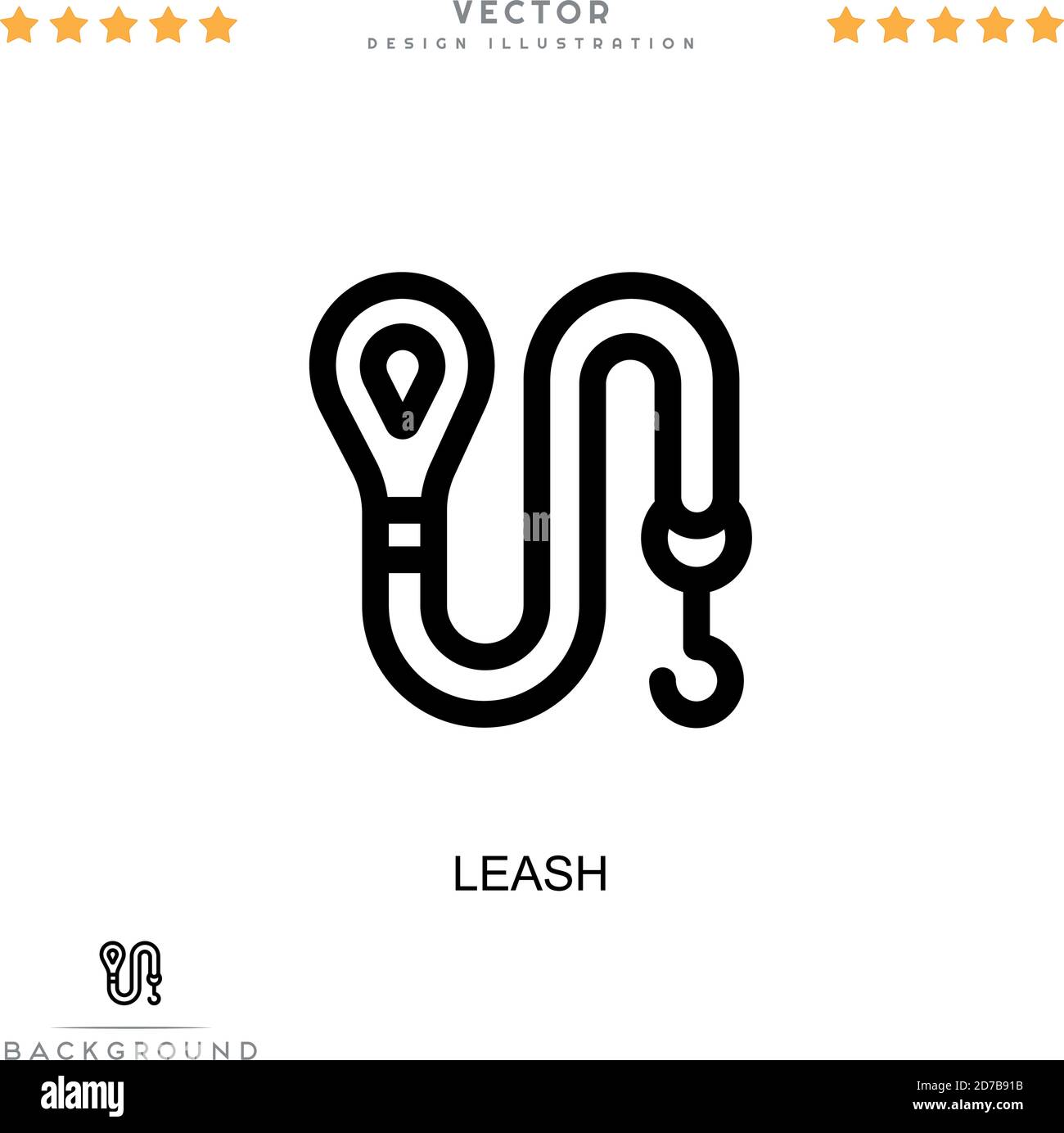 Leash icon. Simple element from digital disruption collection. Line
