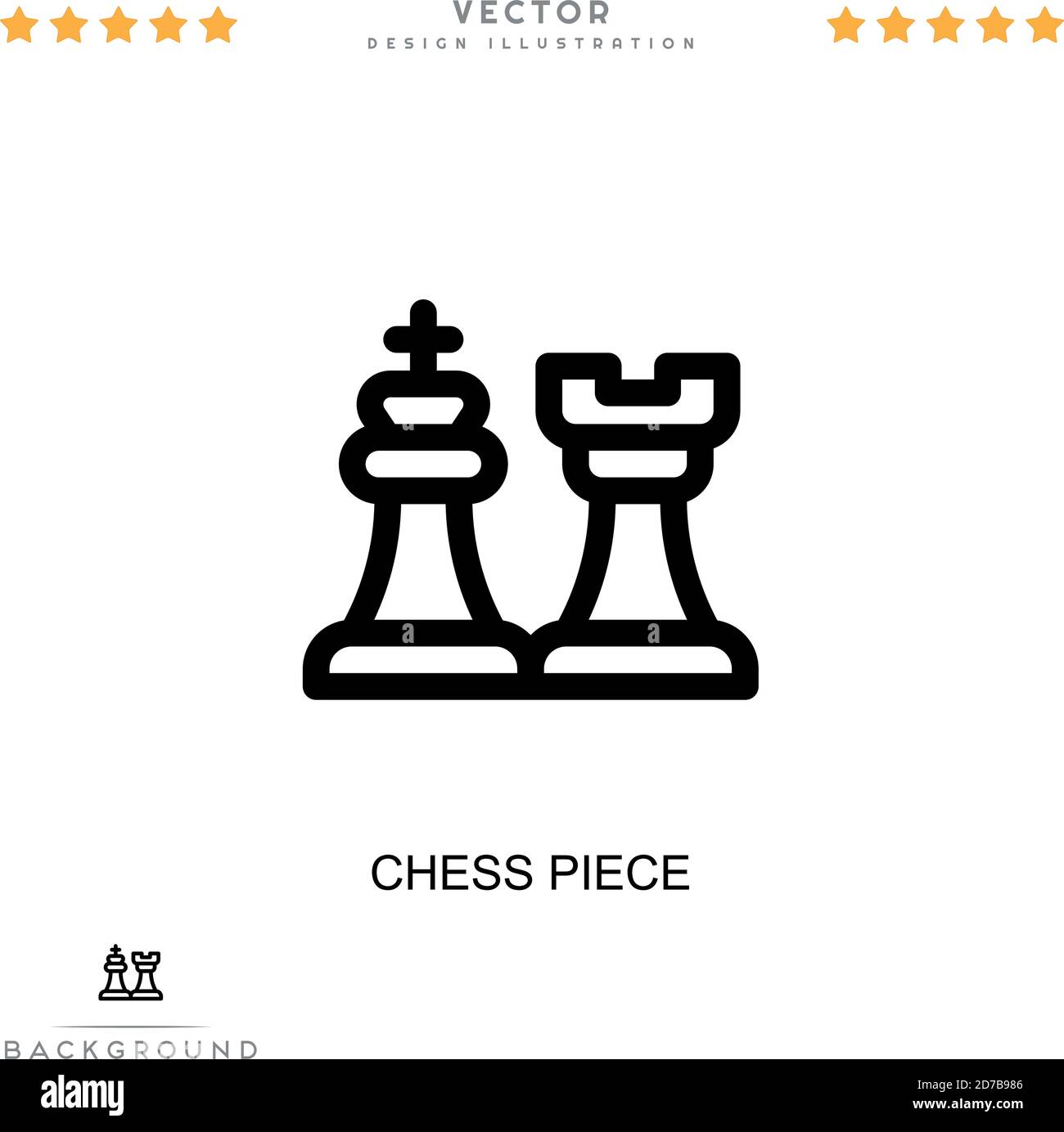 Chess piece icon. Simple element from digital disruption collection ...