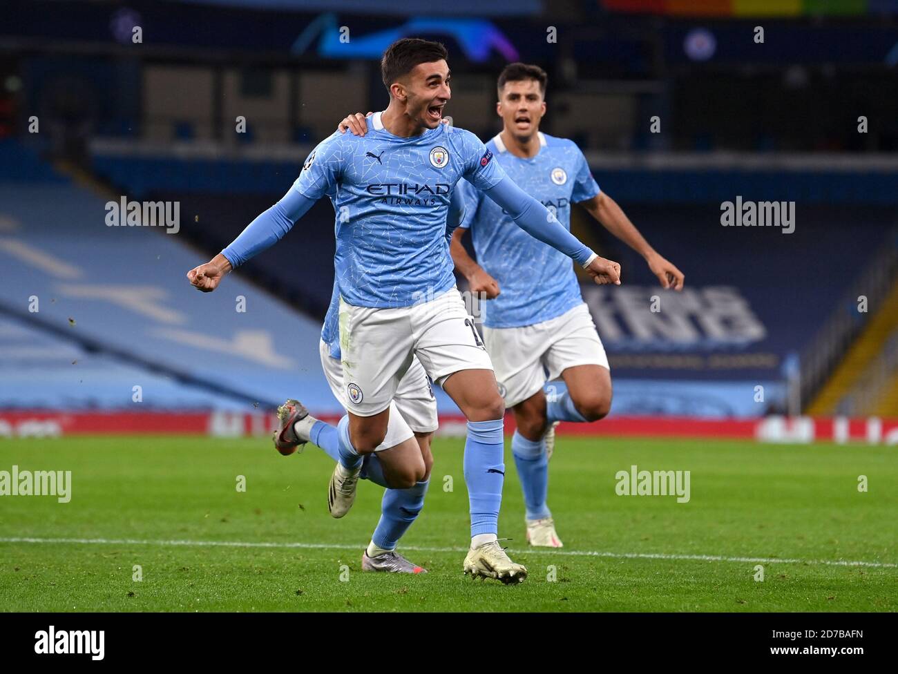 Manchester City s Ferran Torres centre Celebrates Scoring His Side s manchester-city-s-ferran-torres-centre-celebrates-scoring-his-side-s