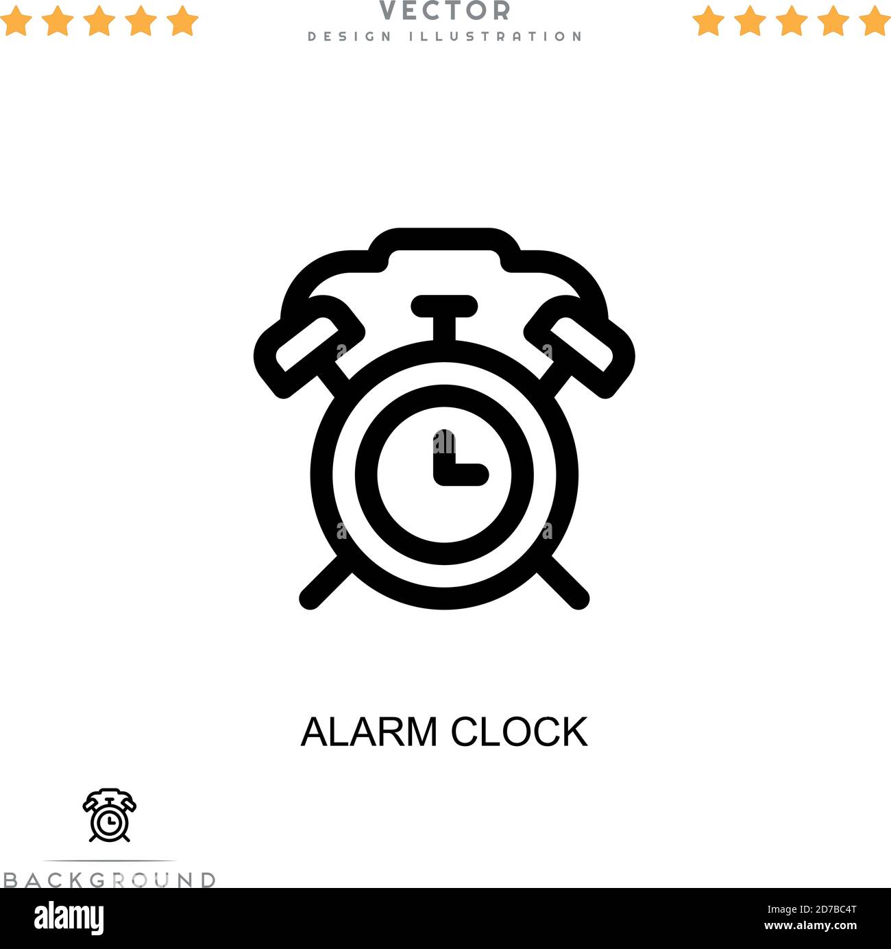 Alarm clock icon. Simple element from digital disruption collection