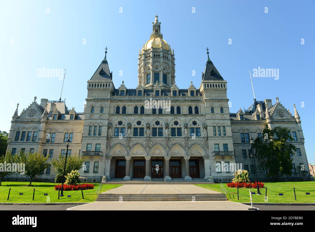 Connecticut State Capitol, Hartford, Connecticut, USA. This building ...