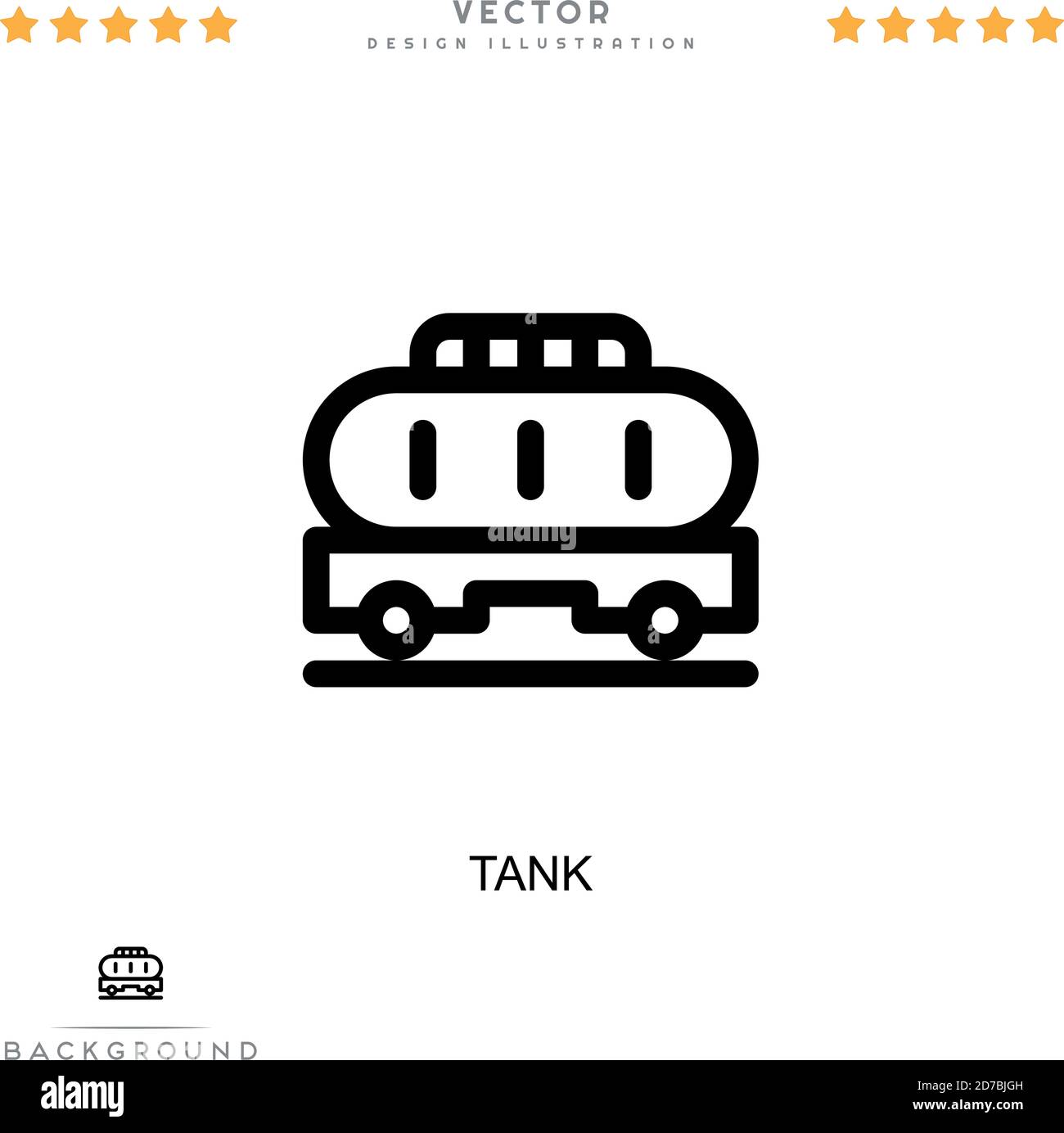 Tank icon. Simple element from digital disruption collection. Line Tank ...