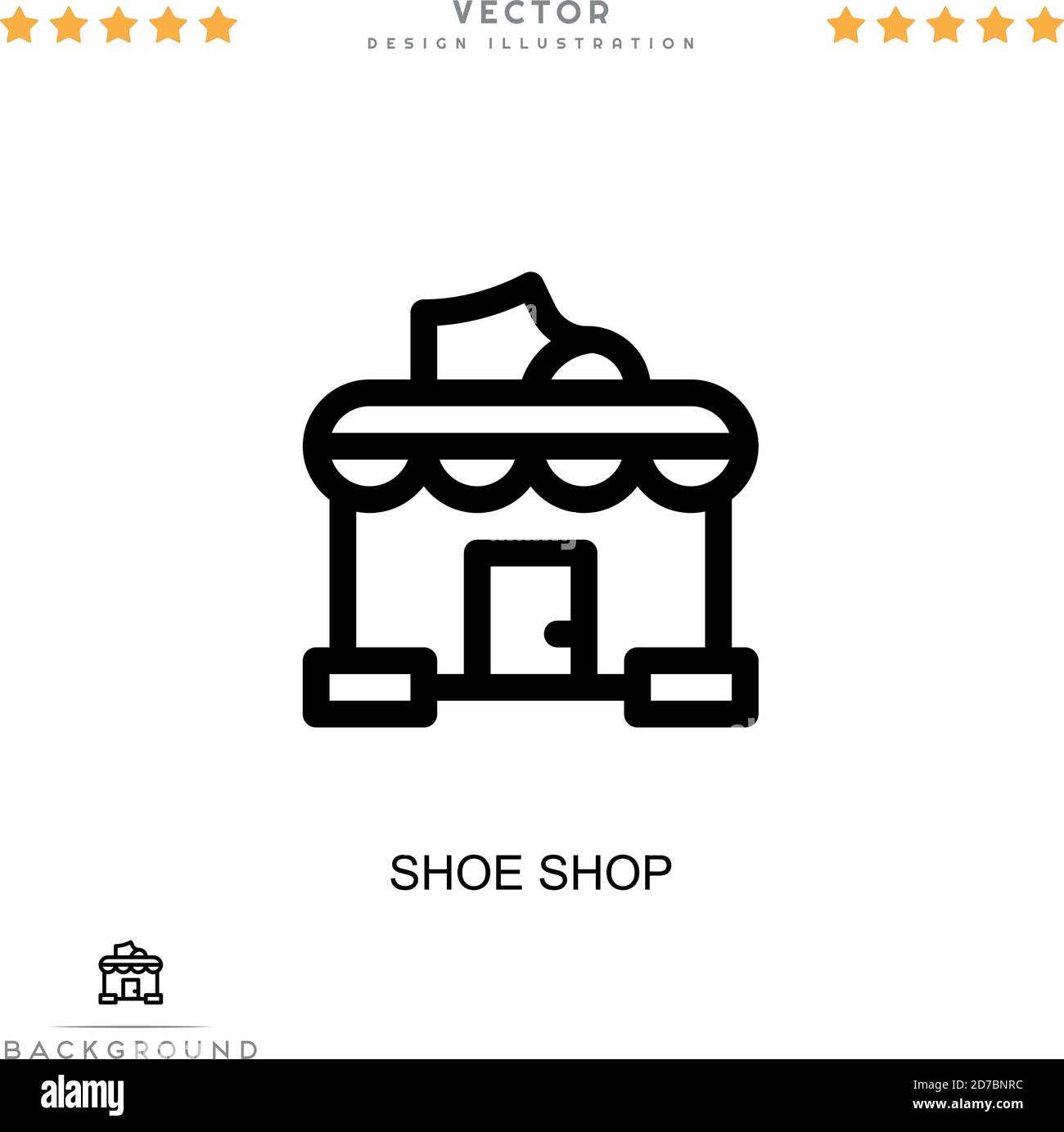 Shoe shop icon. Simple element from digital disruption collection. Line