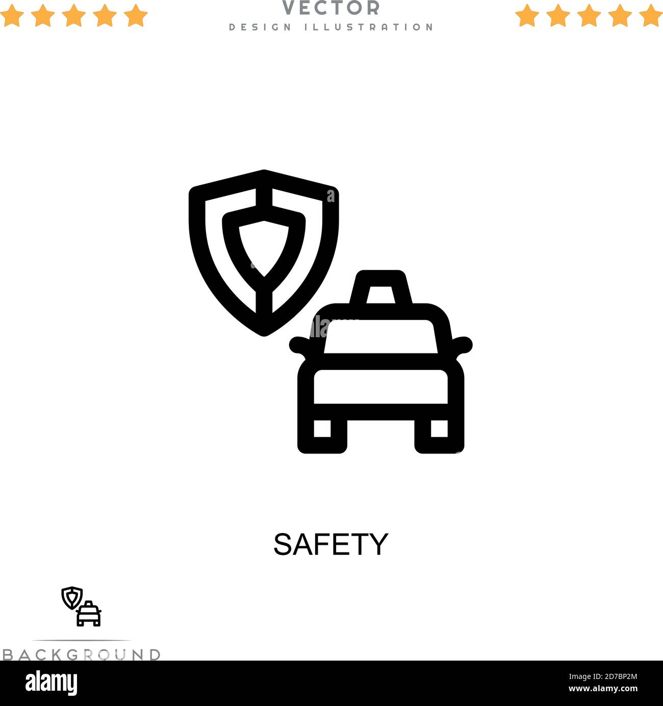 Safety icon. Simple element from digital disruption collection. Line ...