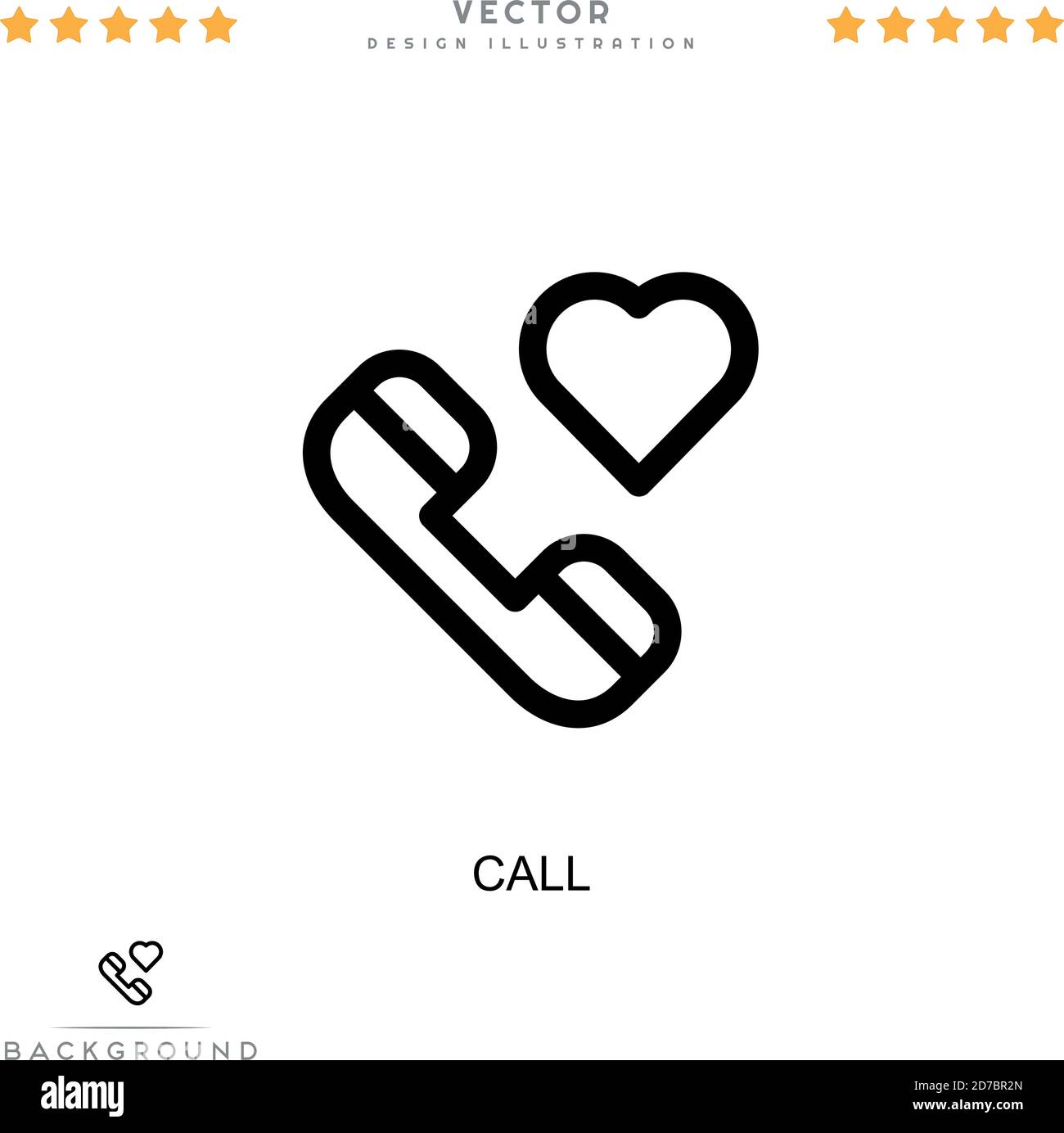 Call icon. Simple element from digital disruption collection. Line Call ...