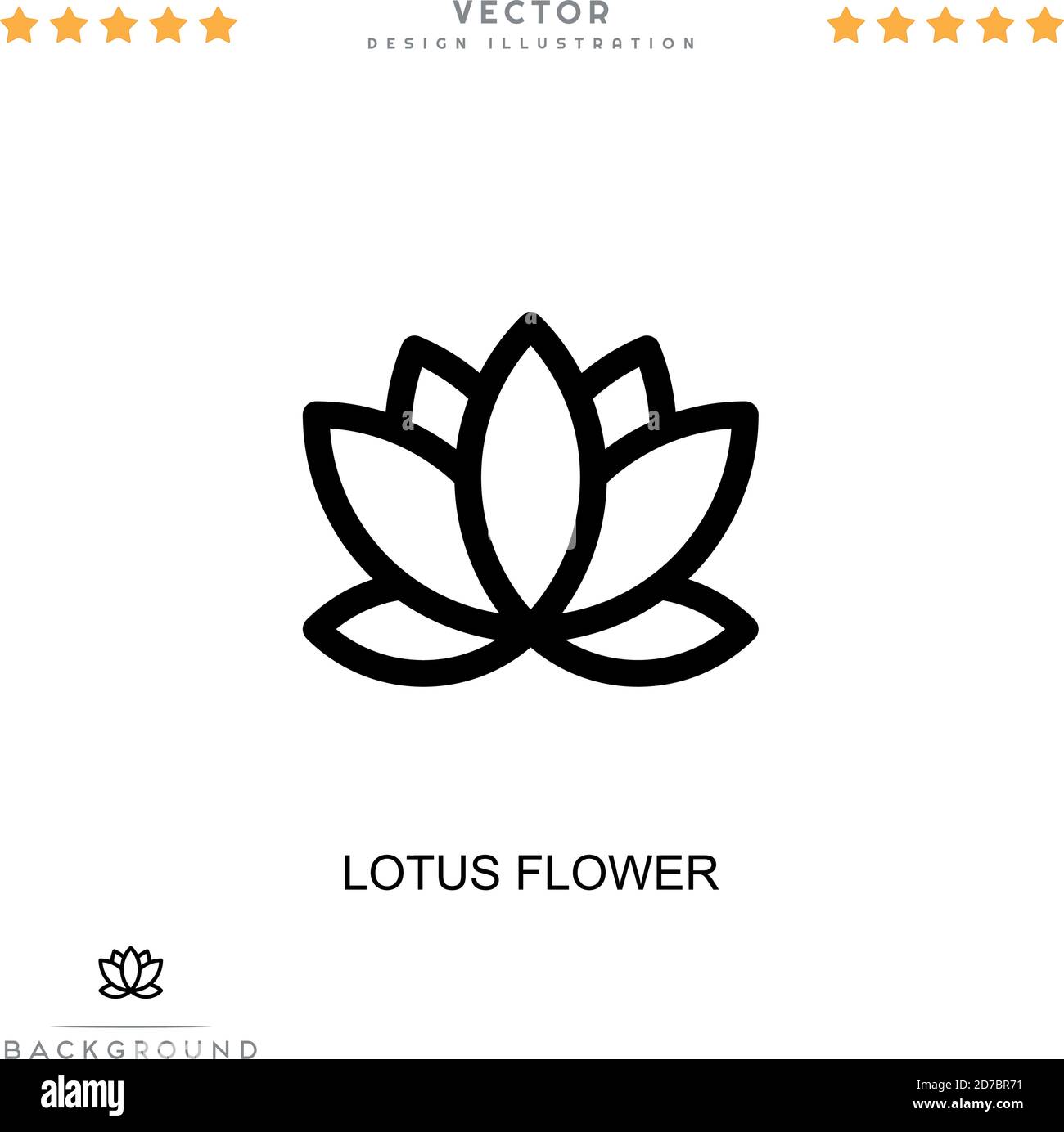 simple lotus flower design
