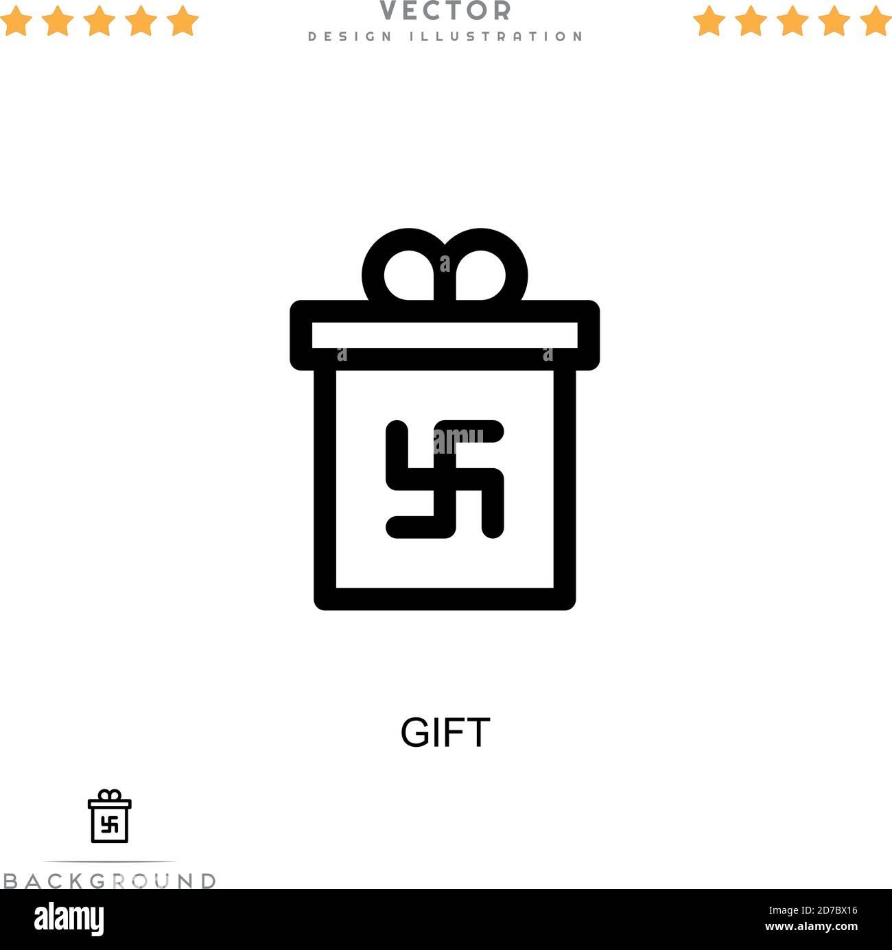 Gift icon. Simple element from digital disruption collection. Line Gift icon  for templates, infographics and more Stock Vector Image & Art - Alamy