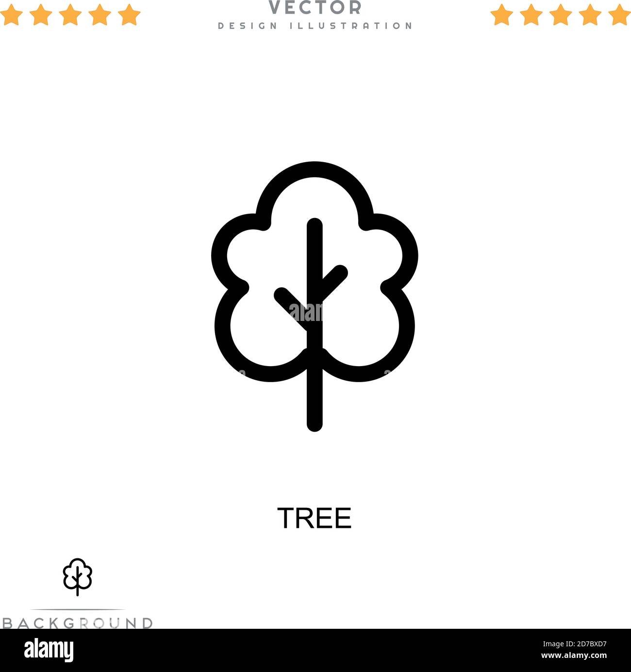 Tree icon. Simple element from digital disruption collection. Line Tree ...