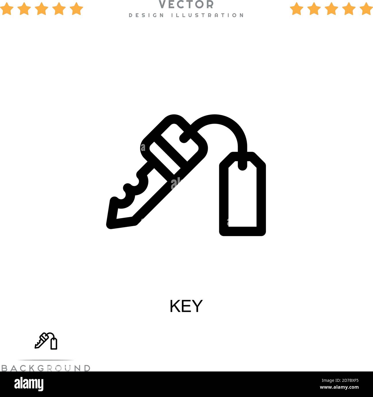 Key icon. Simple element from digital disruption collection. Line Key ...