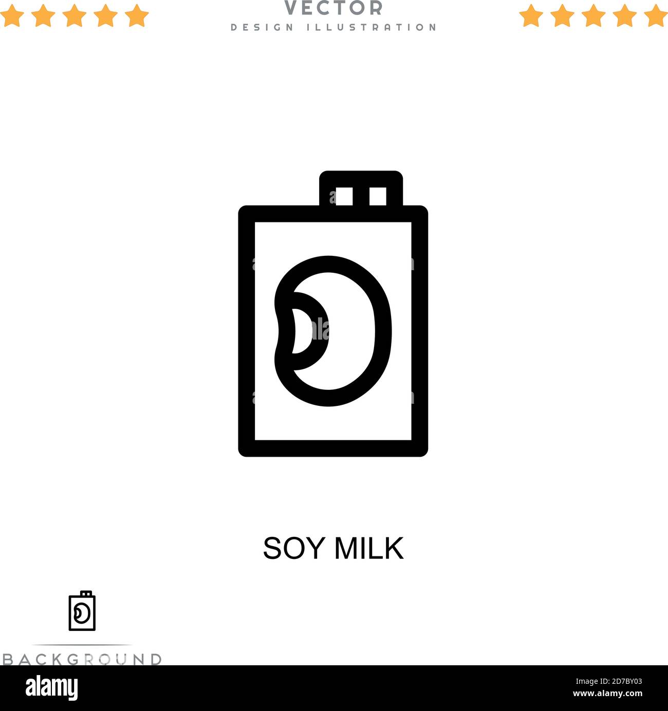 Soy milk icon. Simple element from digital disruption collection. Line