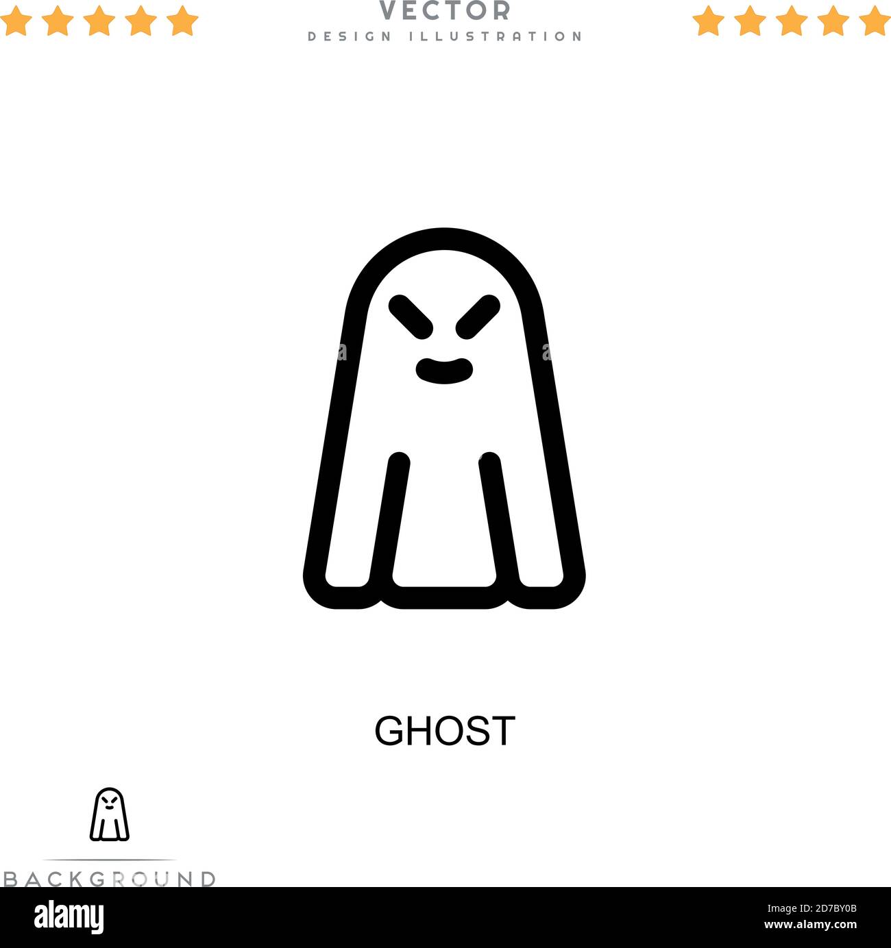 Ghost Icon Simple Element From Digital Disruption Collection Line Ghost Icon For Templates Infographics And More Stock Vector Image Art Alamy