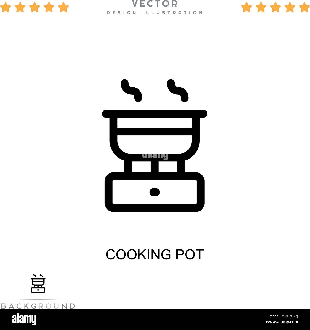 Cooking pot icon. Simple element from digital disruption collection