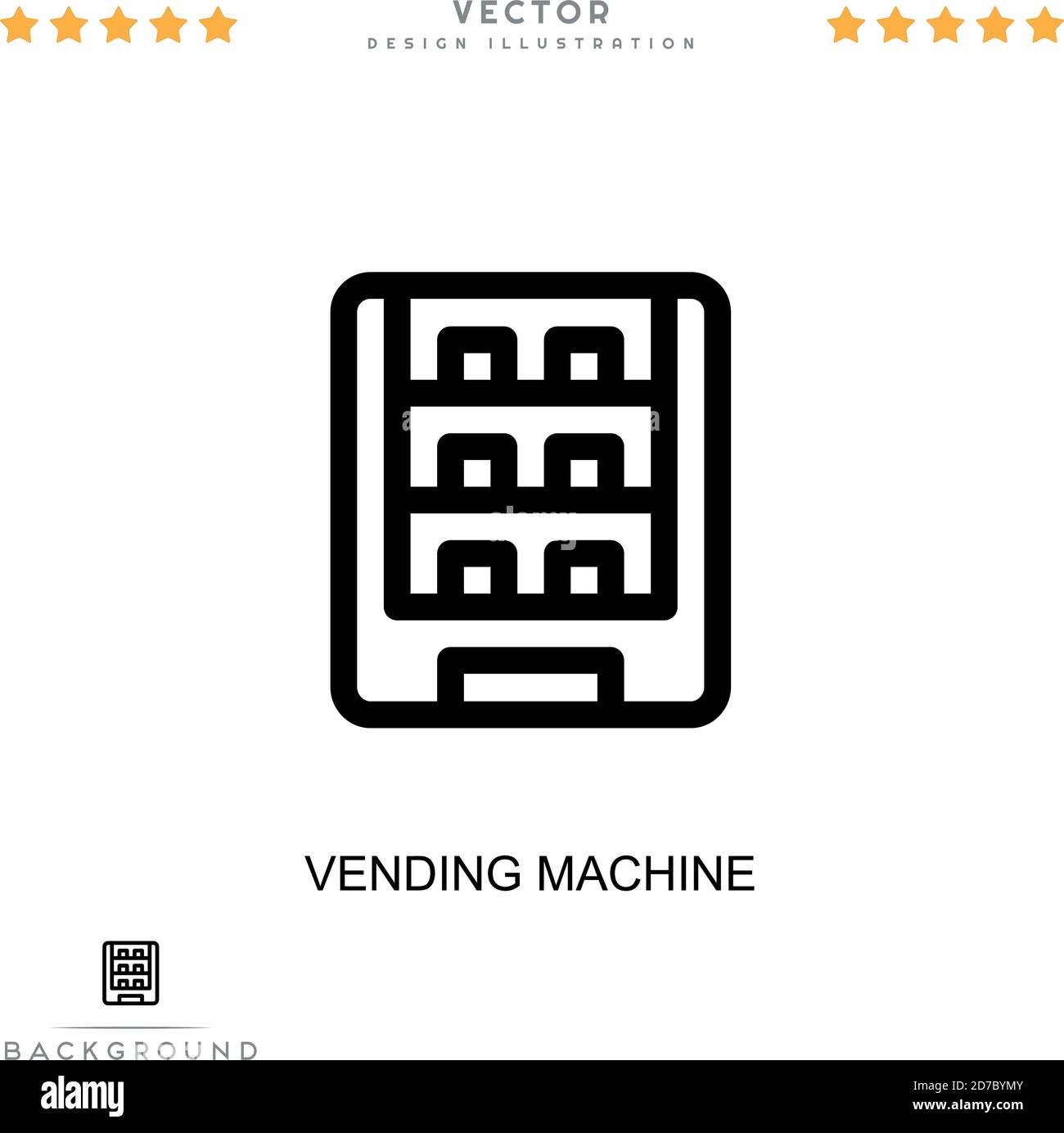 Vending machine icon. Simple element from digital disruption collection ...