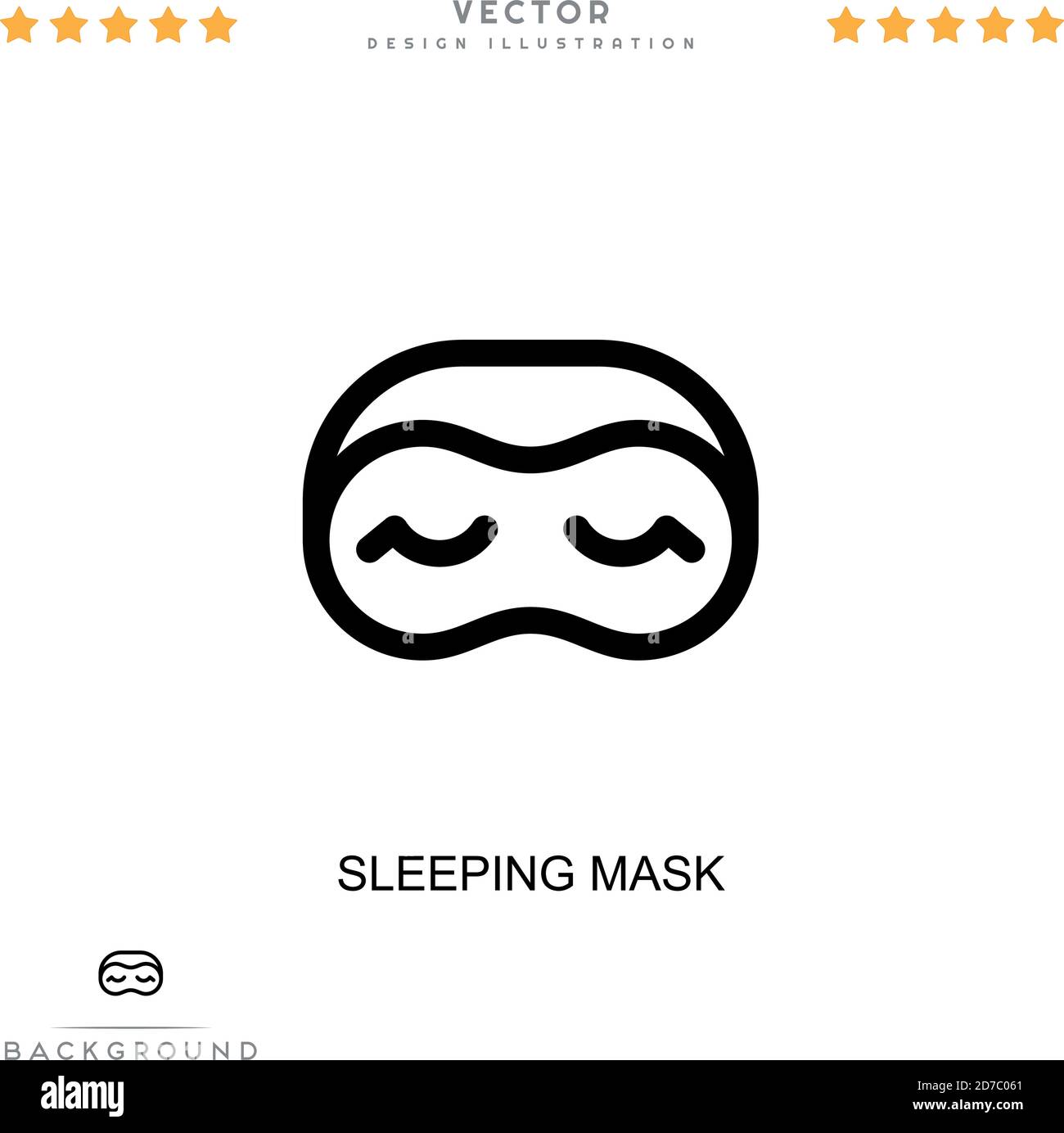 Sleeping mask icon. Simple element from digital disruption collection