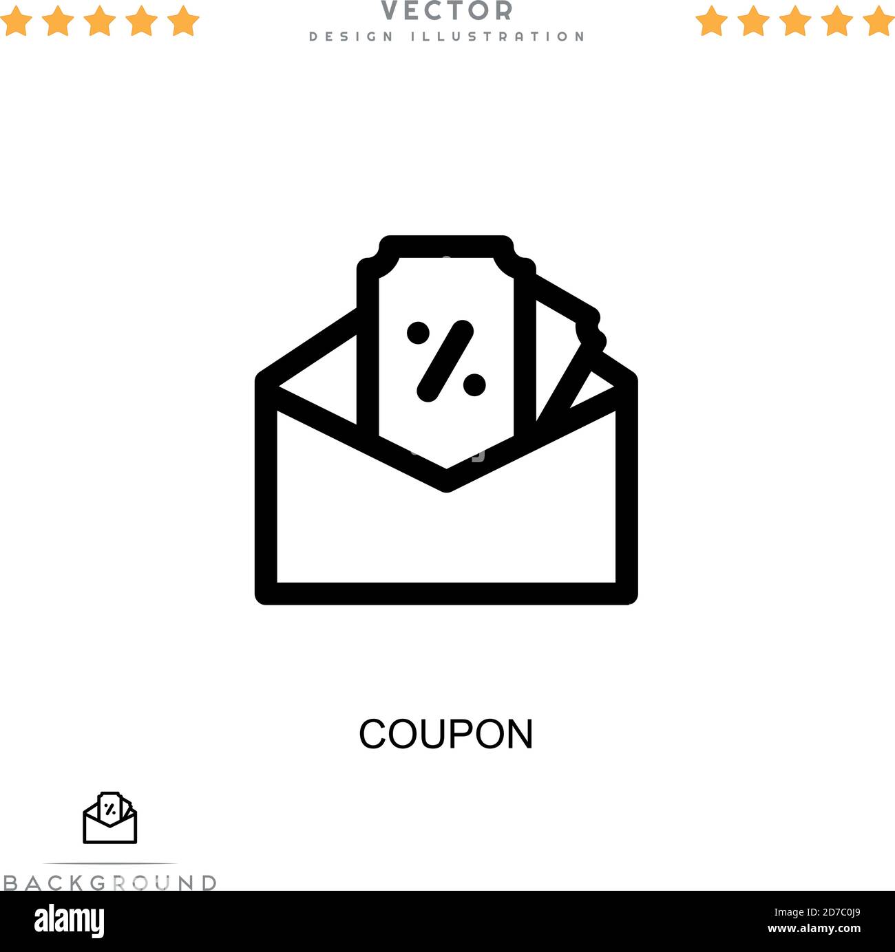 Coupon icon. Simple element from digital disruption collection. Line ...