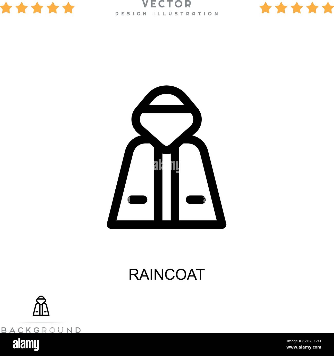 Raincoat icon. Simple element from digital disruption collection. Line