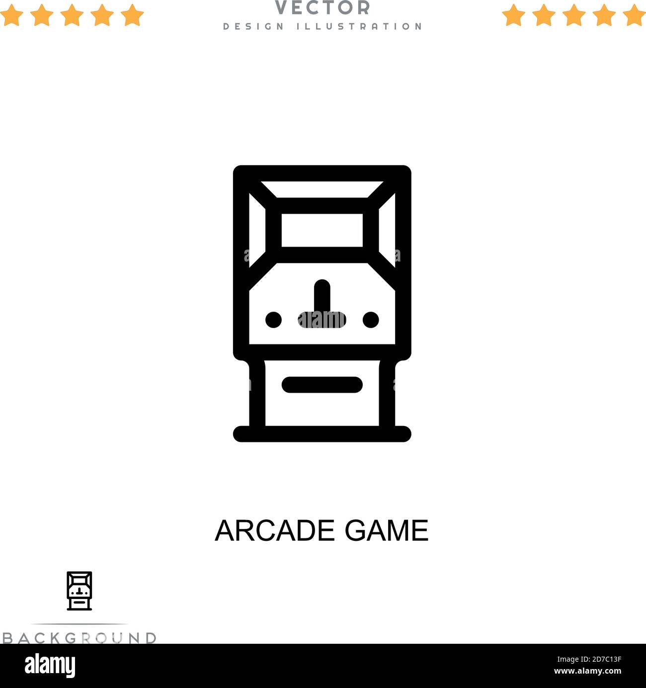 Arcade game icon. Simple element from digital disruption collection. Line Arcade  game icon for templates, infographics and more Stock Vector Image & Art -  Alamy