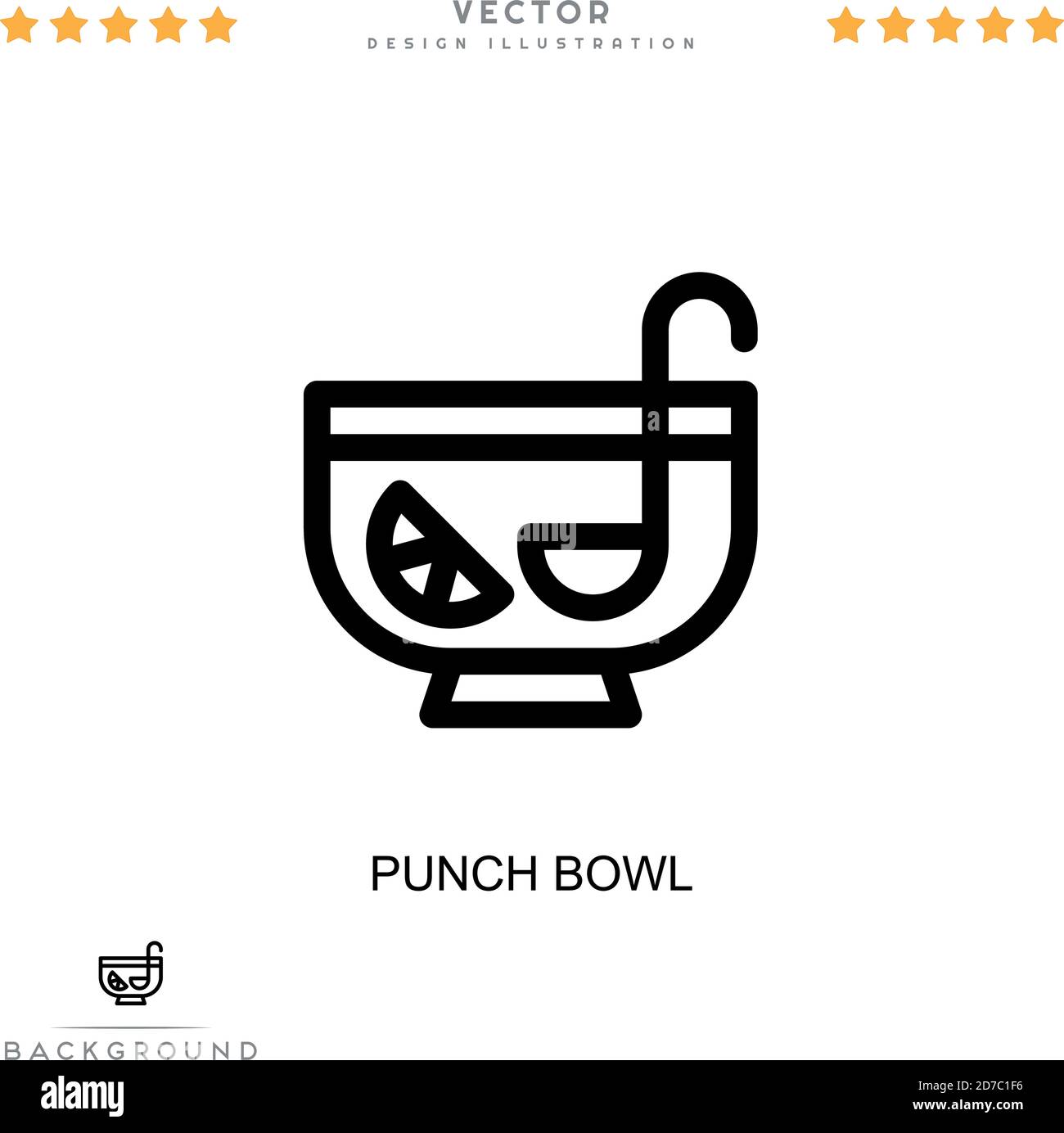 Punch bowl icon. Simple element from digital disruption collection