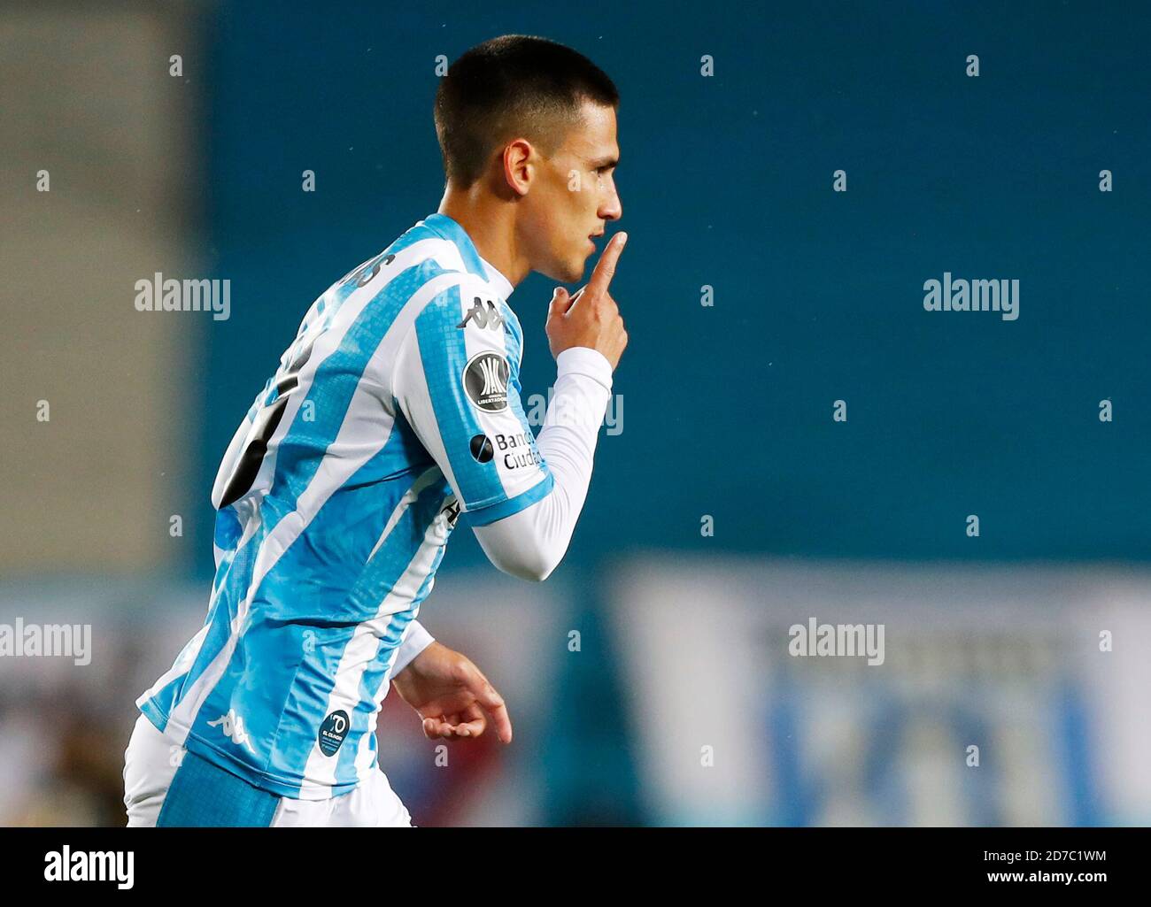 Soccer Football - Copa Libertadores - Racing Club V Estudiantes De Merida -  Estadio Presidente Peron, Buenos Aires Argentina -