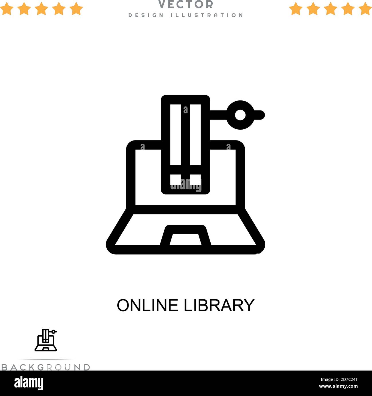 Online library icon. Simple element from digital disruption collection ...