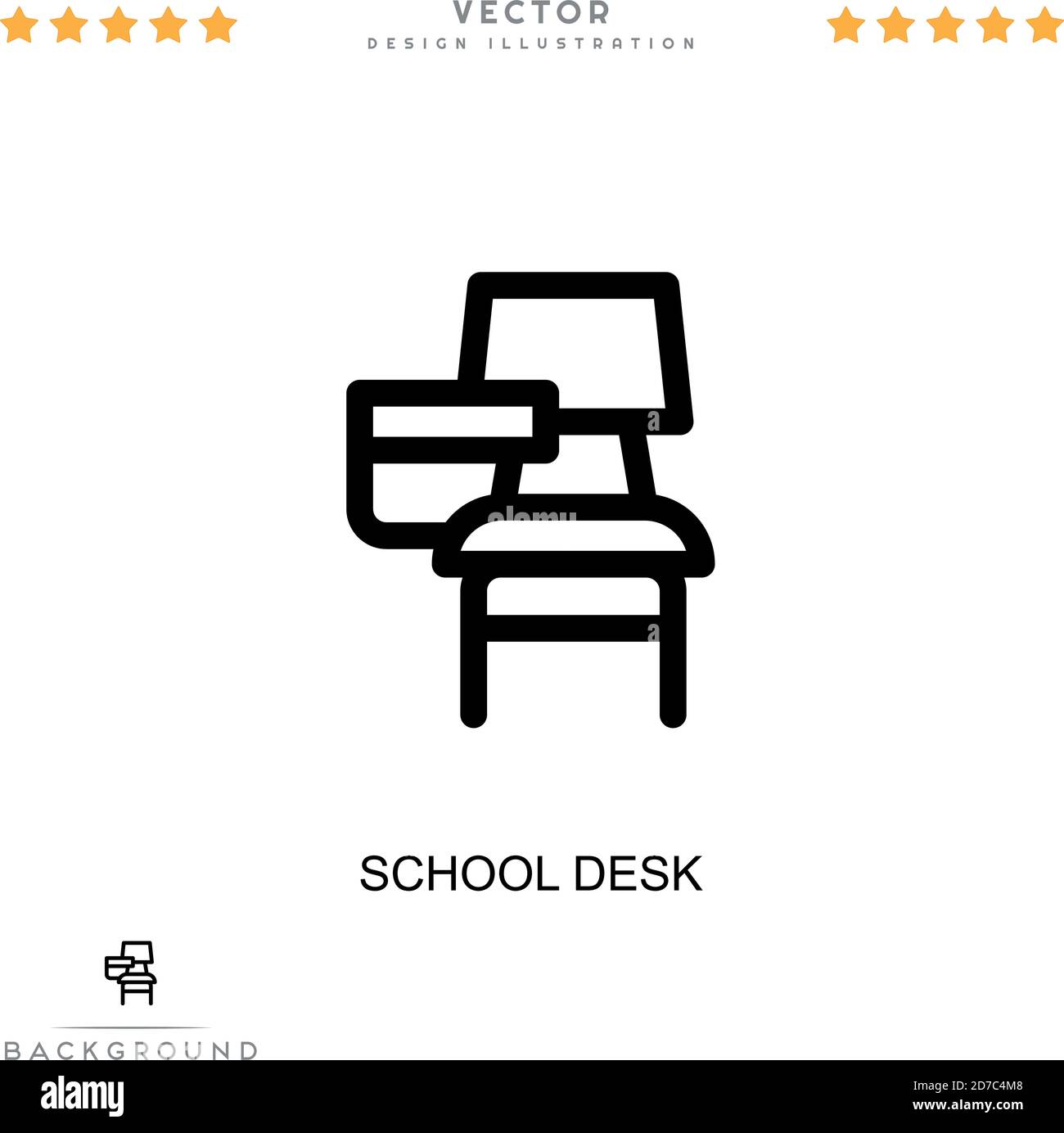 Student Desk Icon