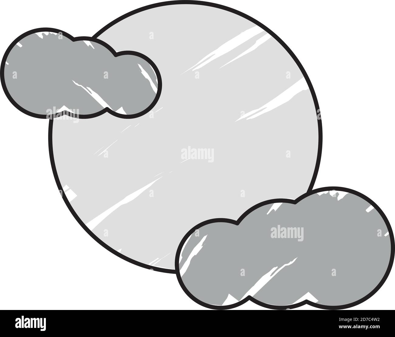 Full moon with clouds and night sky Cut Out Stock Images & Pictures - Alamy