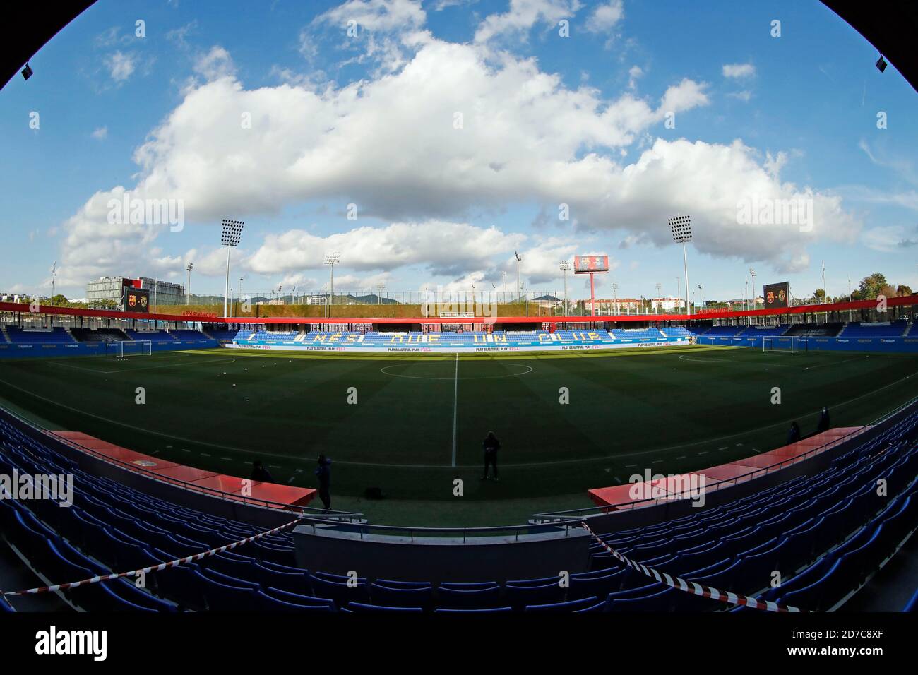 Sant Joan Despi, Spain. Credit D. 18th Oct, 2020. Johan Cruyff stadium