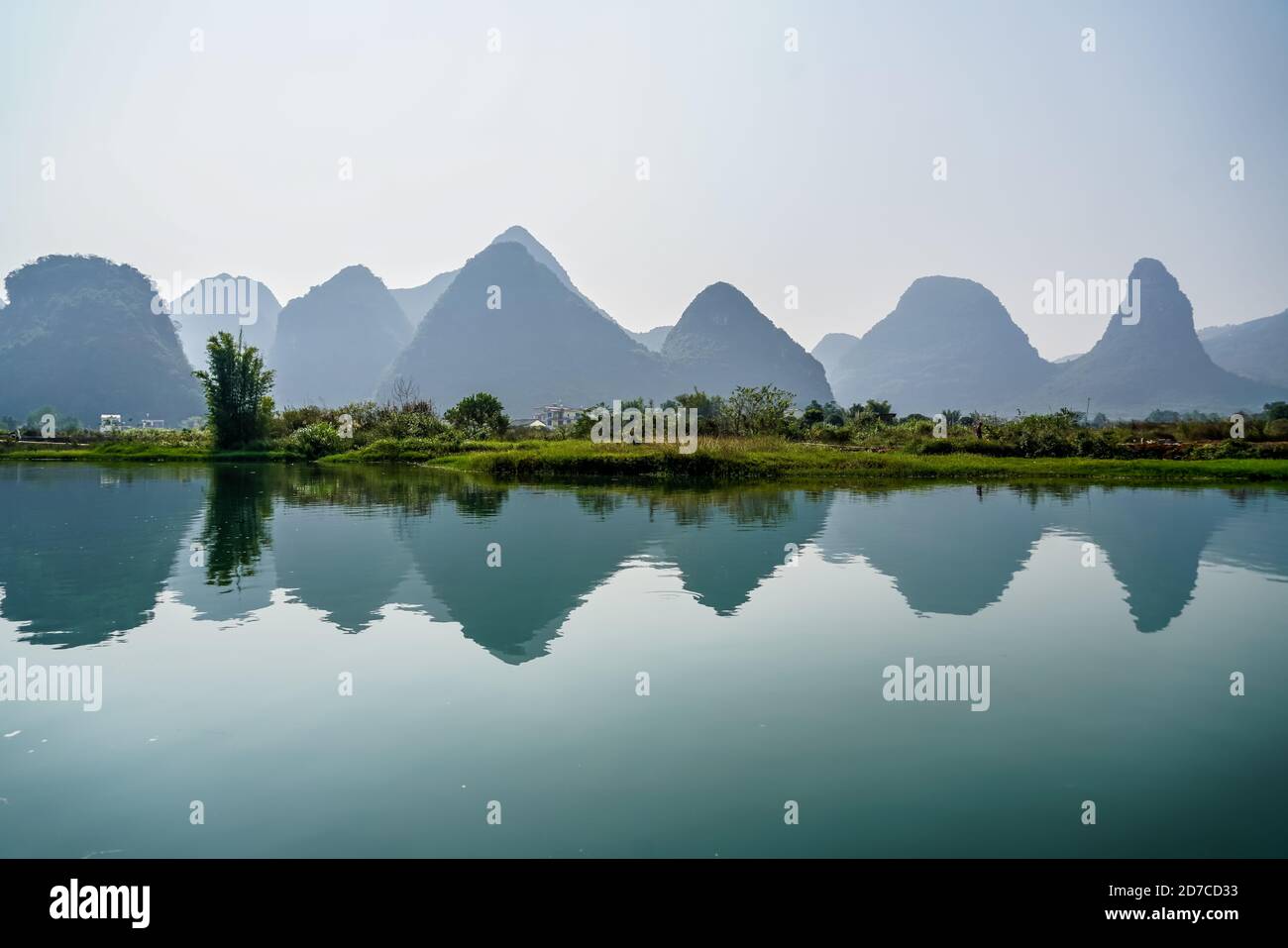 Li River in Guilin, China Stock Photo