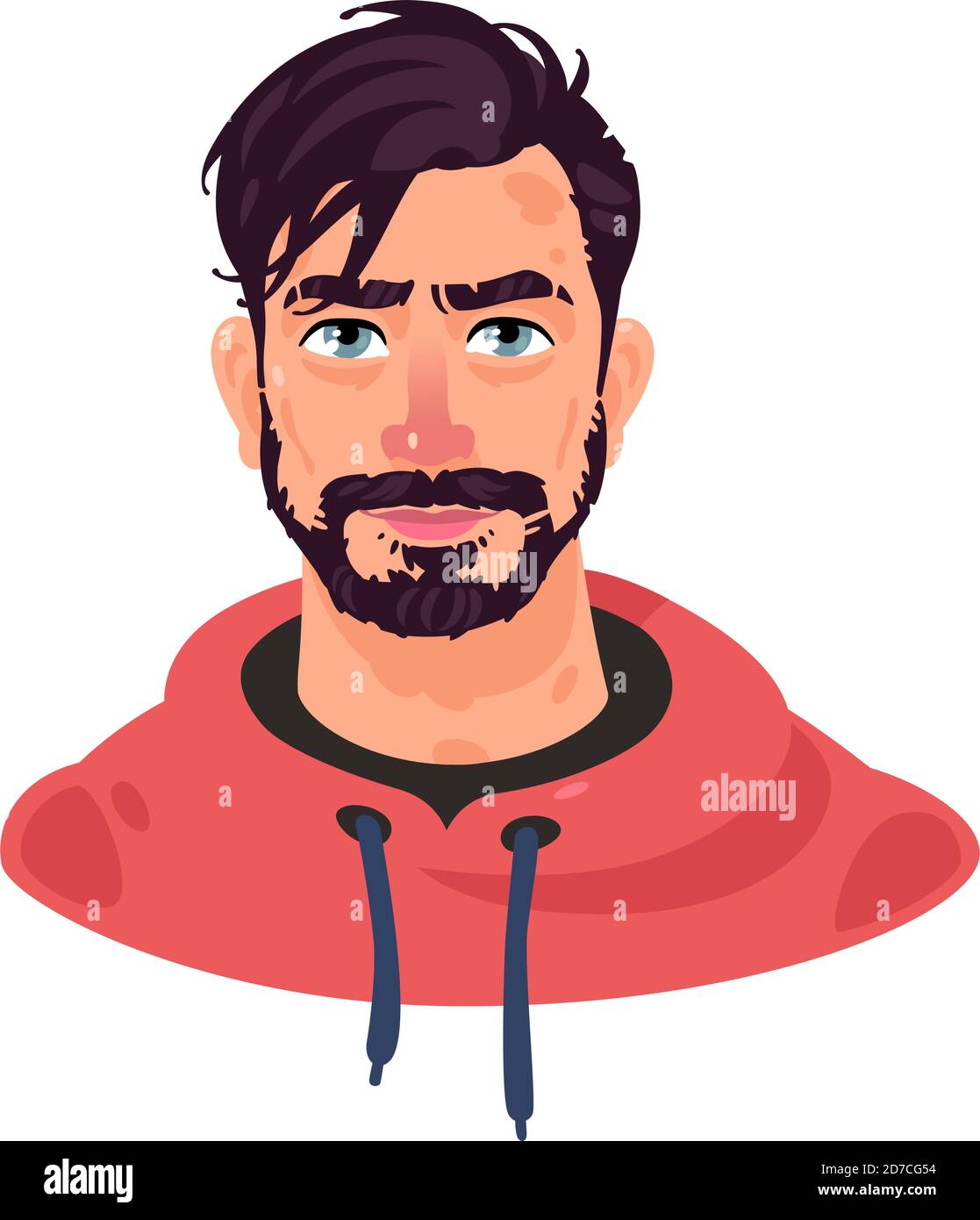 Illustration of a young stylish man. Vector. Cartoon handsome bearded man. Hero for advertising and design. A bright sporty look. Hipster profile avat Stock Vector Image & Art - Alamy Illustration of a young stylish man. Vector. Cartoon handsome bearded man. Hero for advertising and design. A bright sporty look. Hipster profile avat Stock Vector Image & Art - Alamy