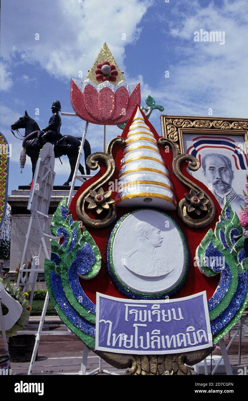 celebration of Chulalongkorn Day, October 23, in Royal Plaza, Bangkok ...