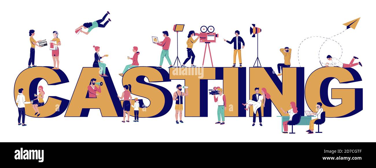 Tv show cast Stock Vector Images Alamy