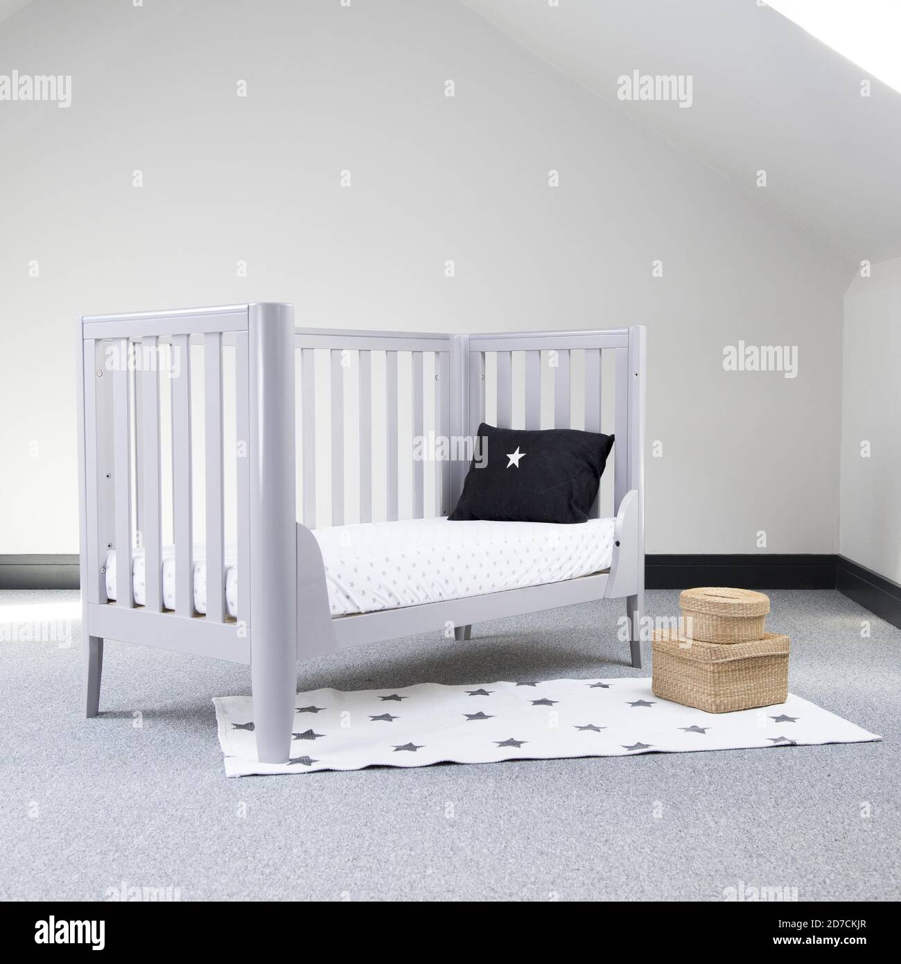 wicker cot bed