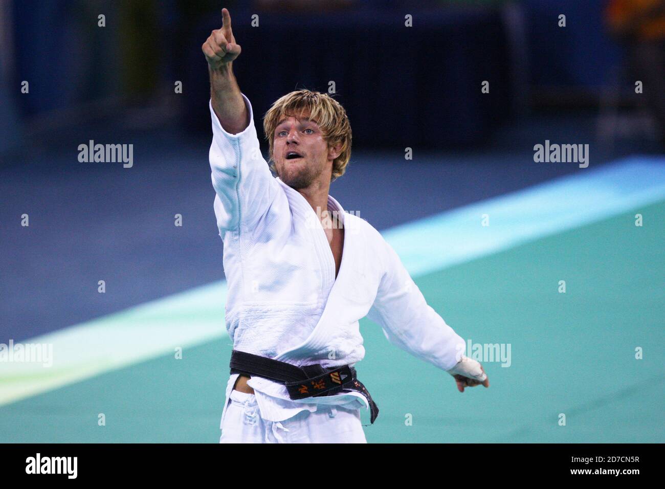 Beijing, China. 9th Aug, 2008. Ludwig Paischer (AUT) Judo : Men's -60kg semi-final at Beijing Science and Technology University Gymnasium during the Beijing 2008 Olympic Games in Beijing, China . Credit: Koji Aoki/AFLO SPORT/Alamy Live News Stock Photo