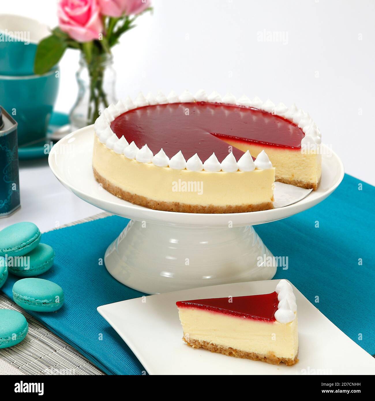 New York Cheesecake Stock Photo - Alamy