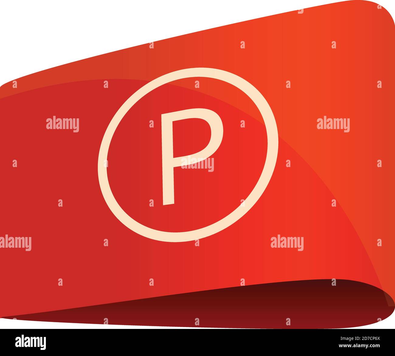 Dry clean cloth label icon. Cartoon of dry clean cloth label vector