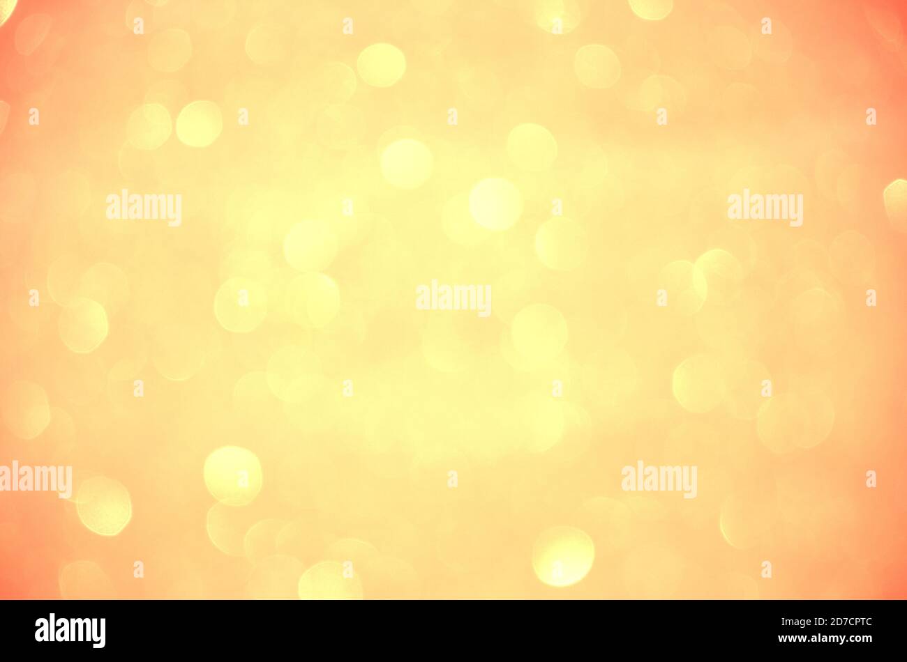 Beautiful christmas golden blurred background with space for text. Stock Photo
