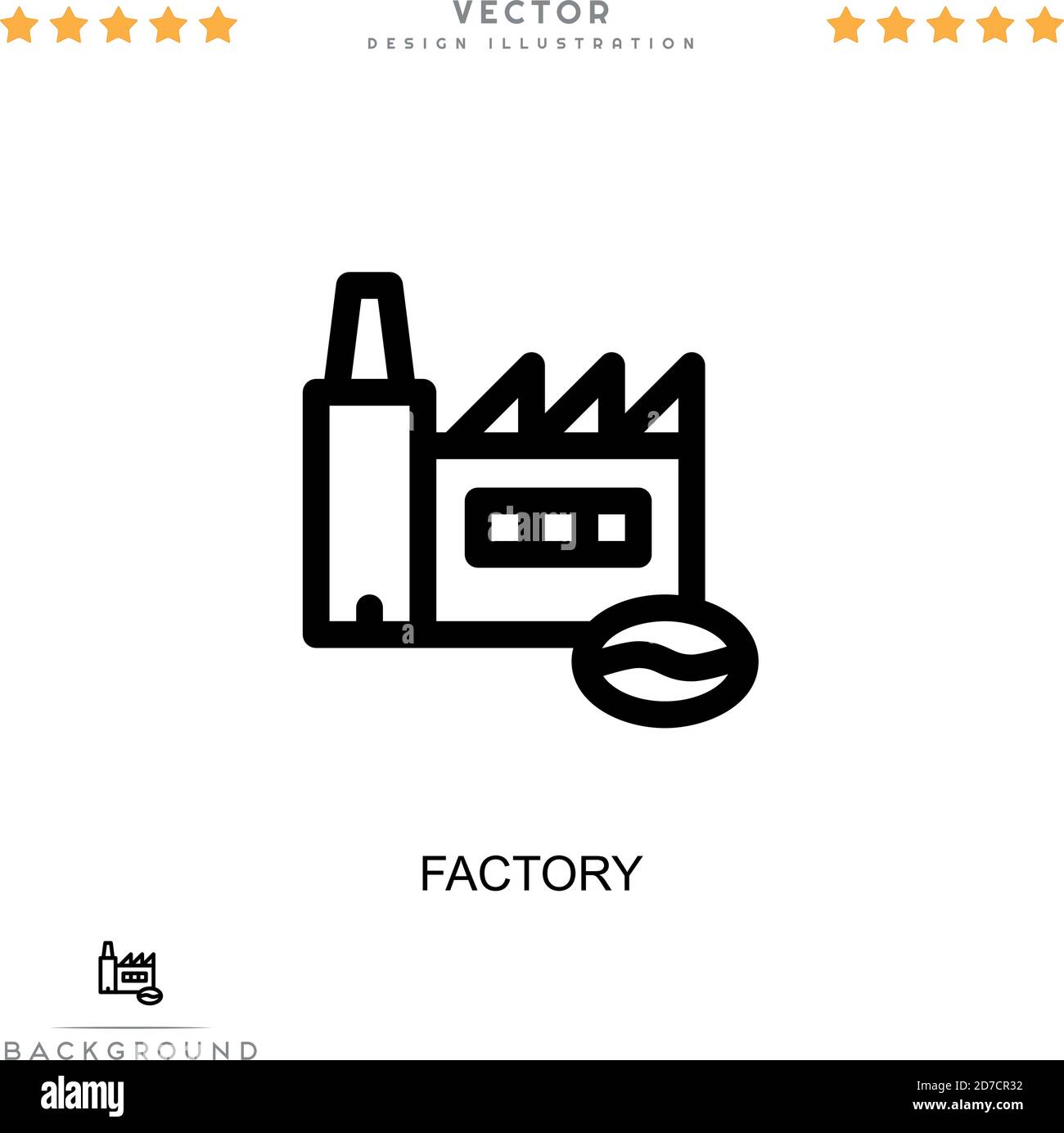 Factory icon. Simple element from digital disruption collection. Line ...