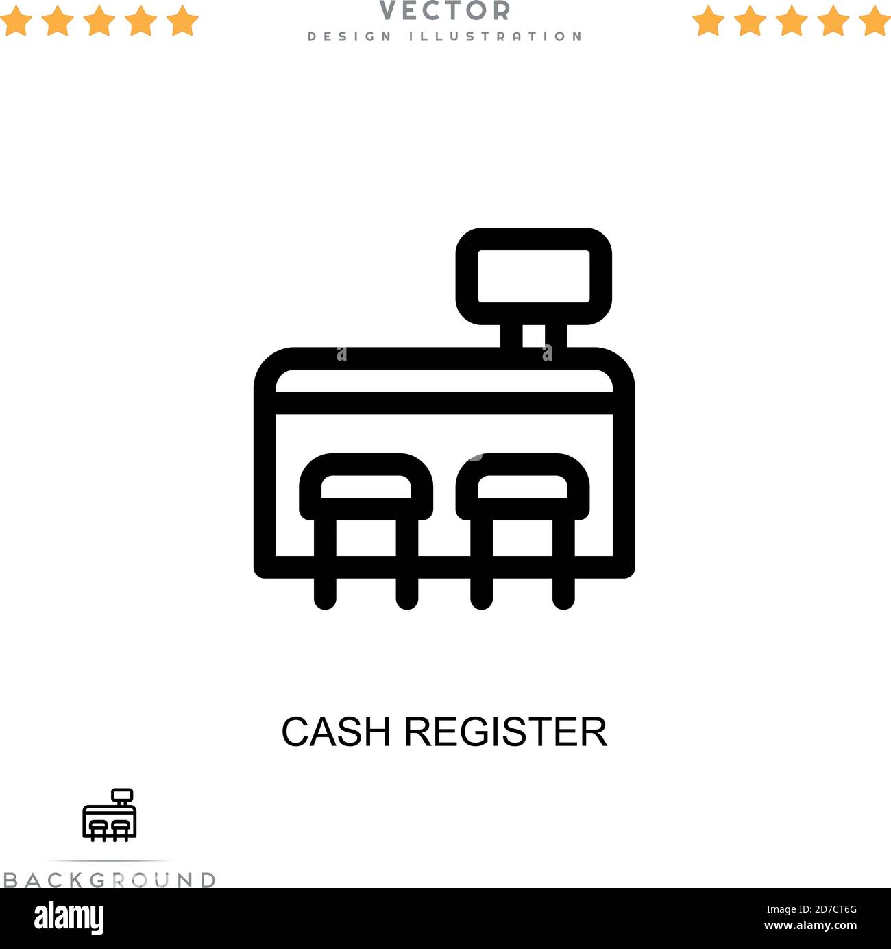 Cash register icon. Simple element from digital disruption collection
