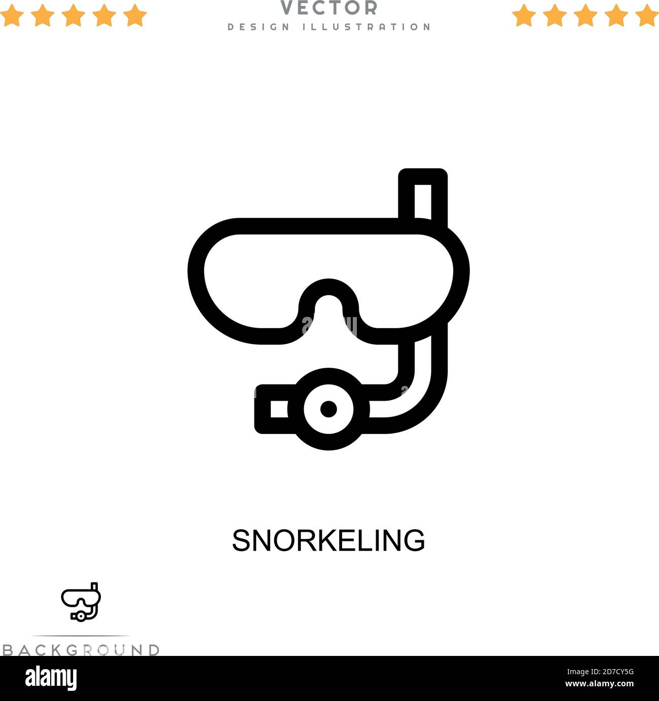 Snorkeling icon. Simple element from digital disruption collection