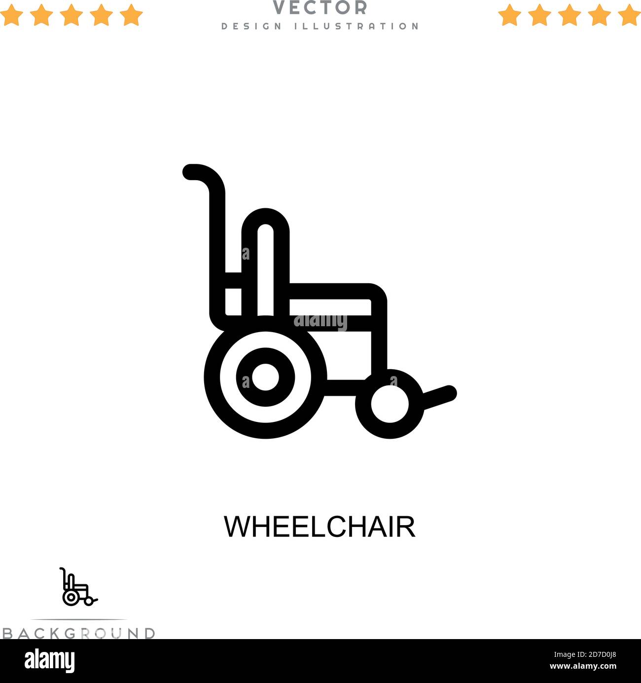 Wheelchair icon. Simple element from digital disruption collection